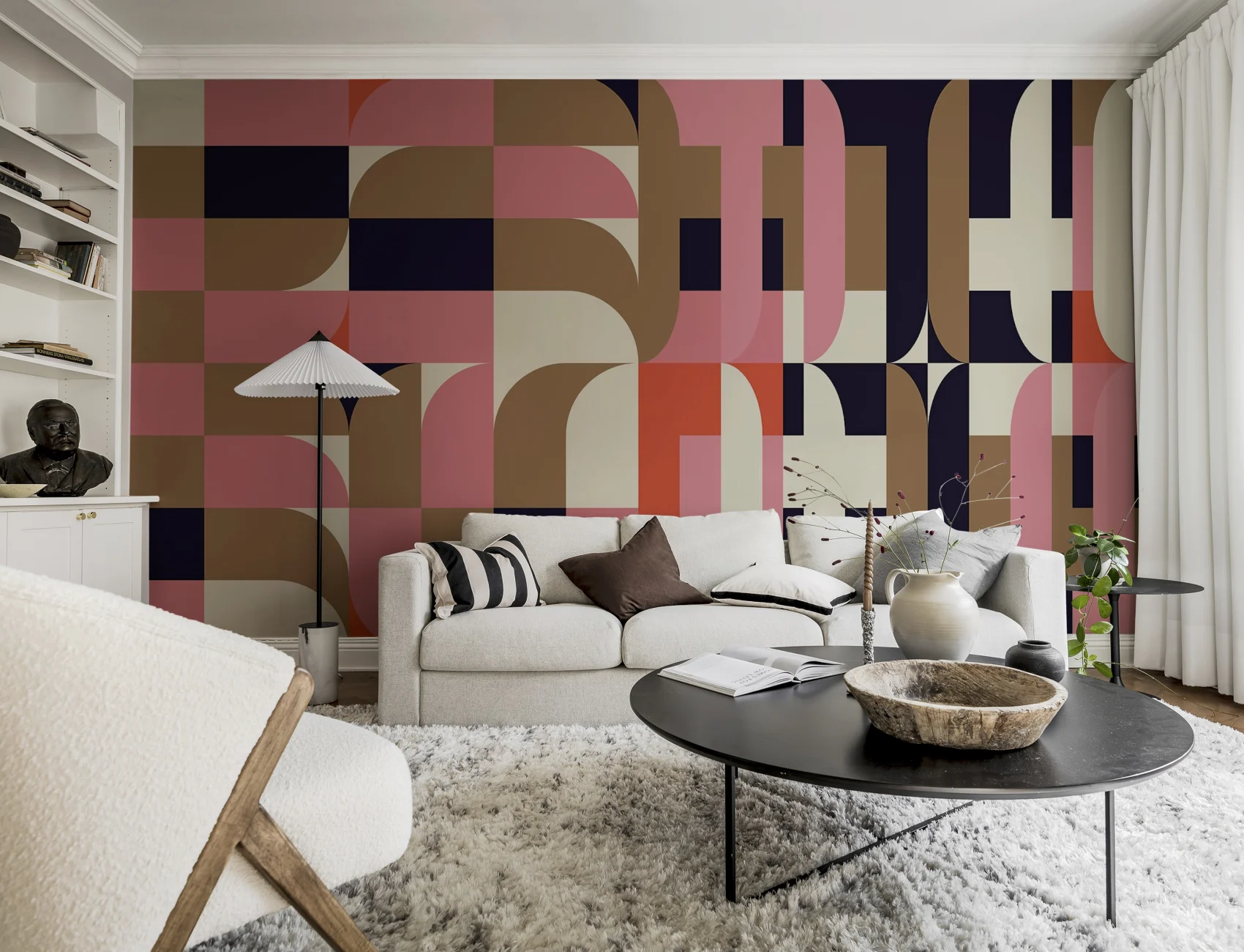 Élégance ludique avec les mosaïques pastel