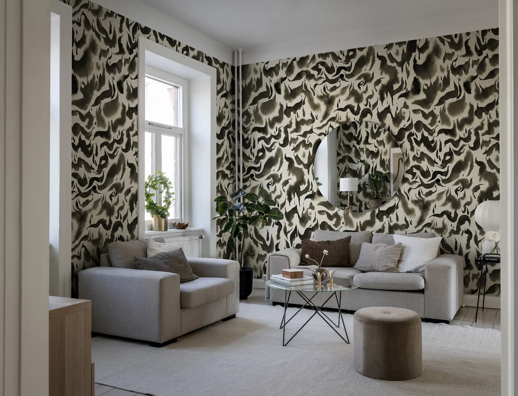 Motif fluide impressionnant