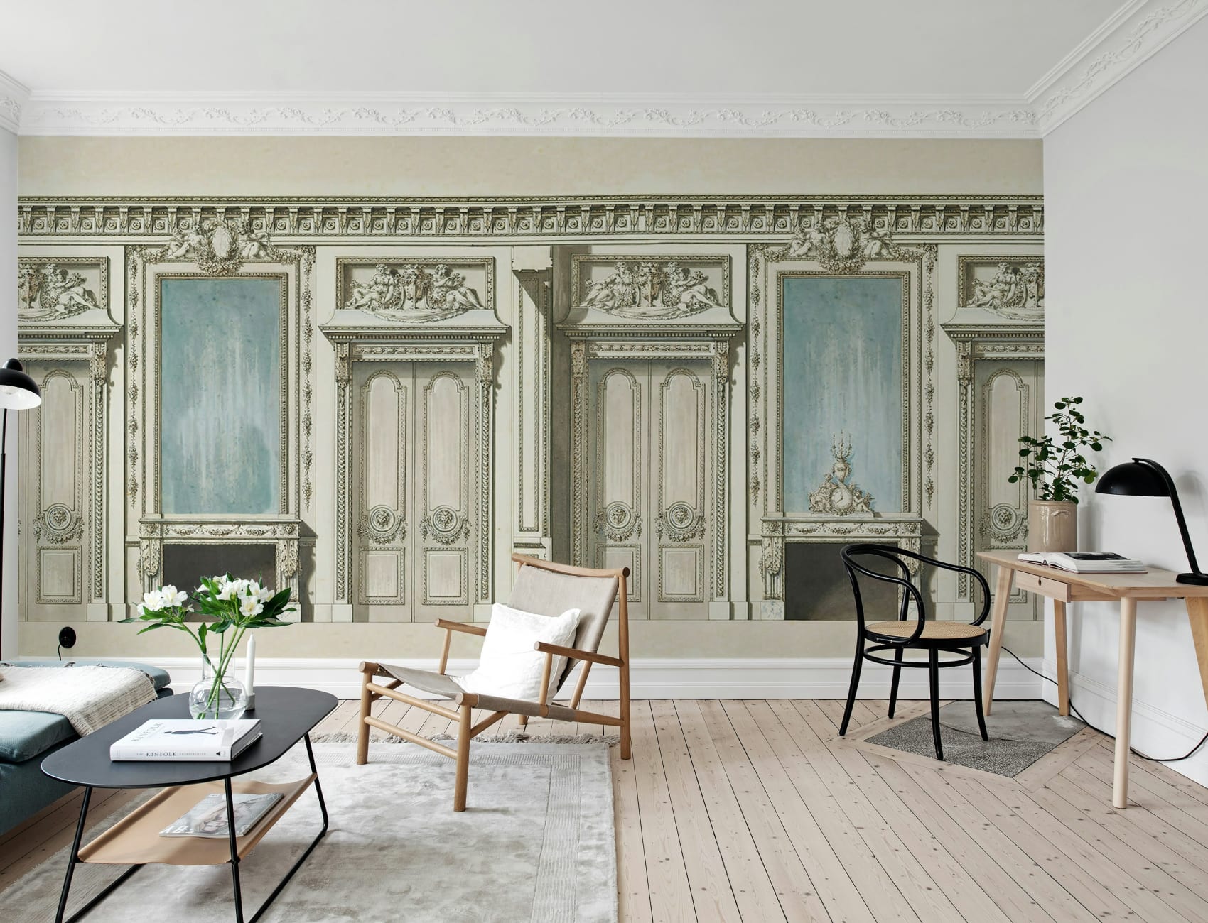 Beige vintage elegance
