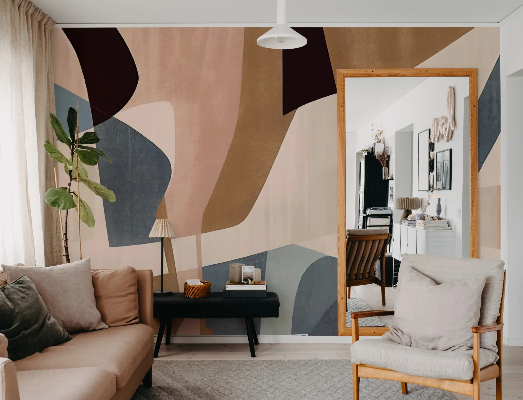 Artistic Fusion of Lines and Shapes