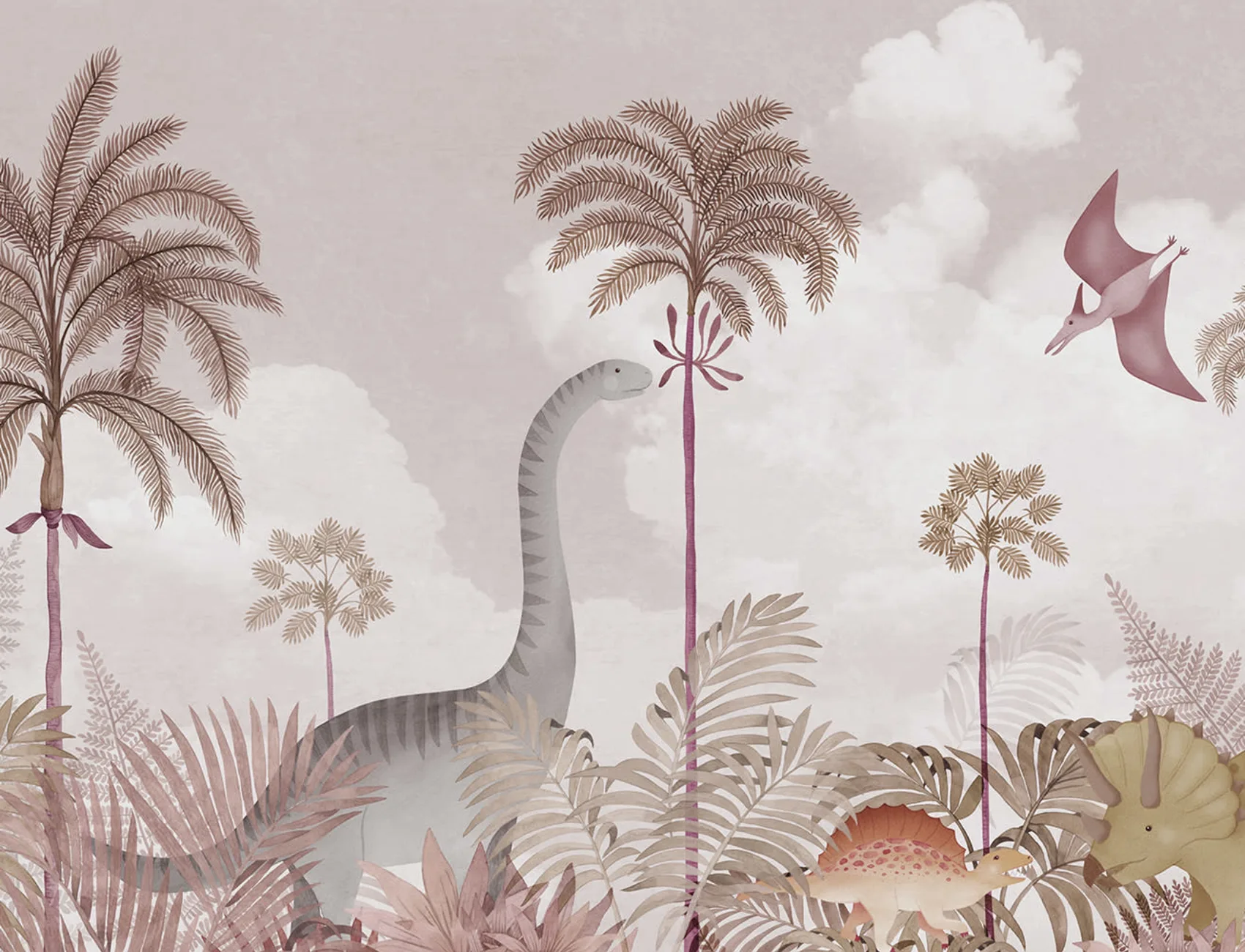 Verspieltes Dinosaurier-Paradies