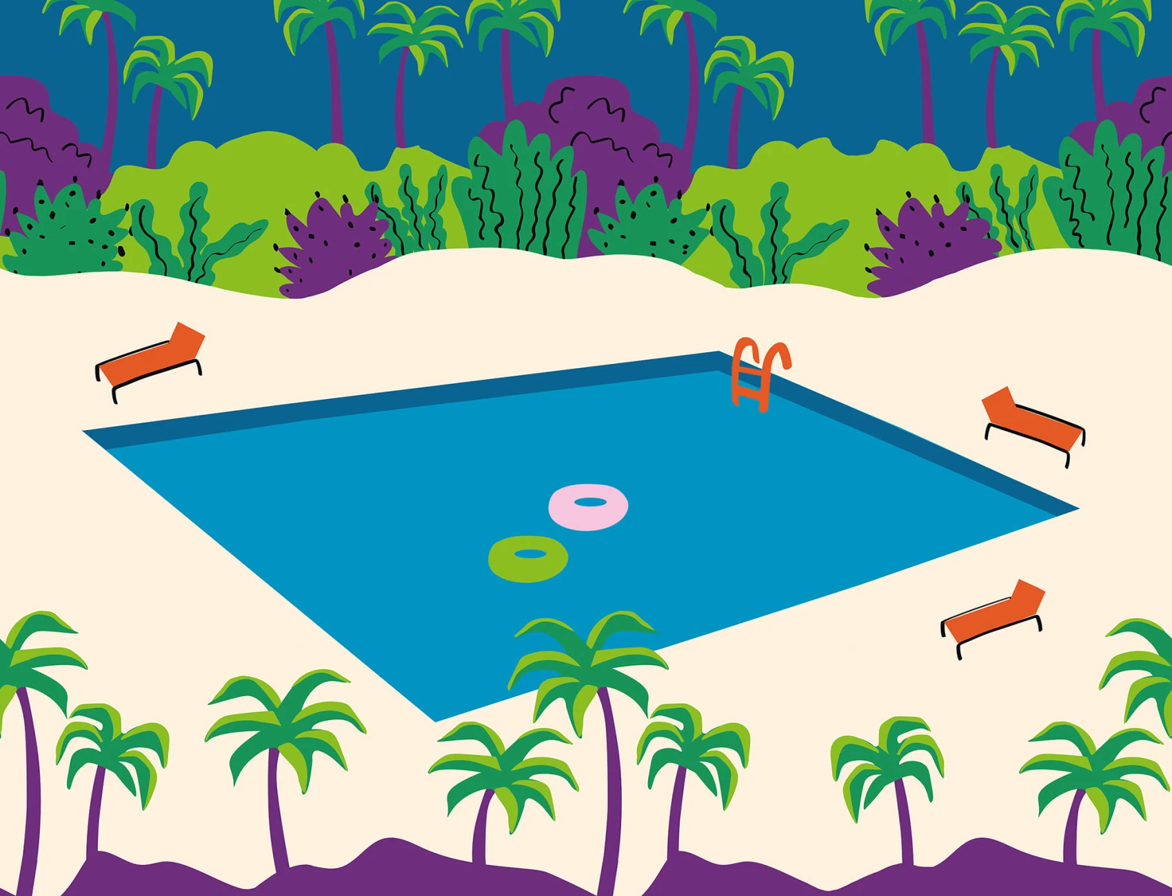 Poolside