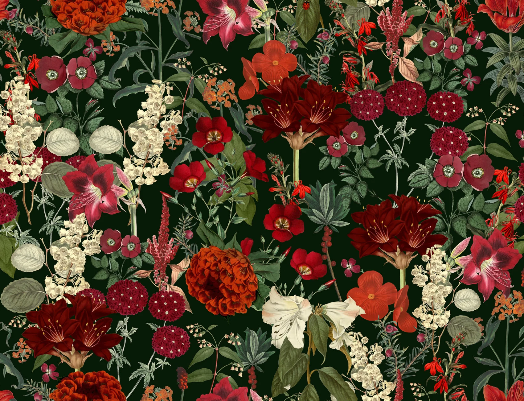 Crimson Garden Bliss