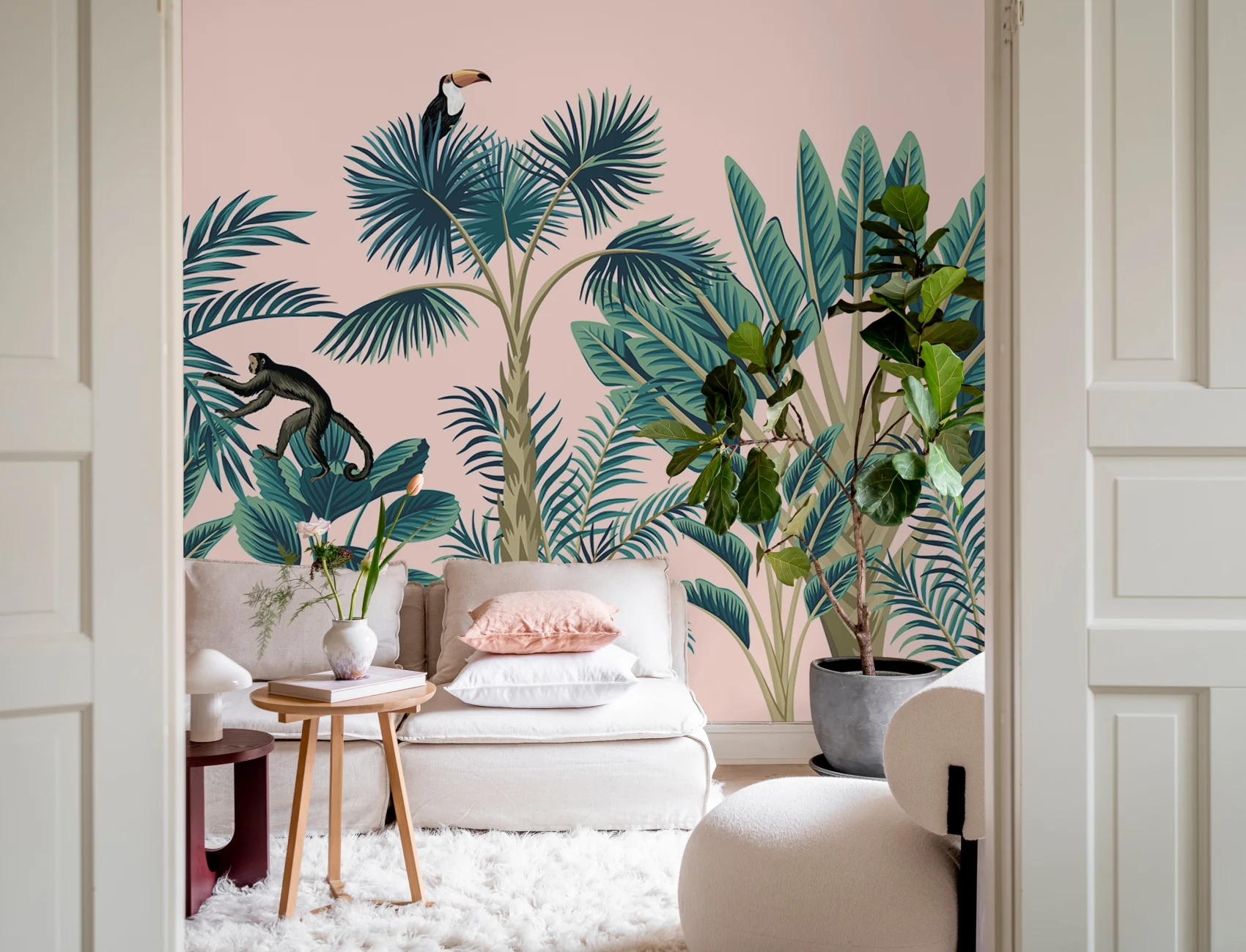 Vintage tropical botanic