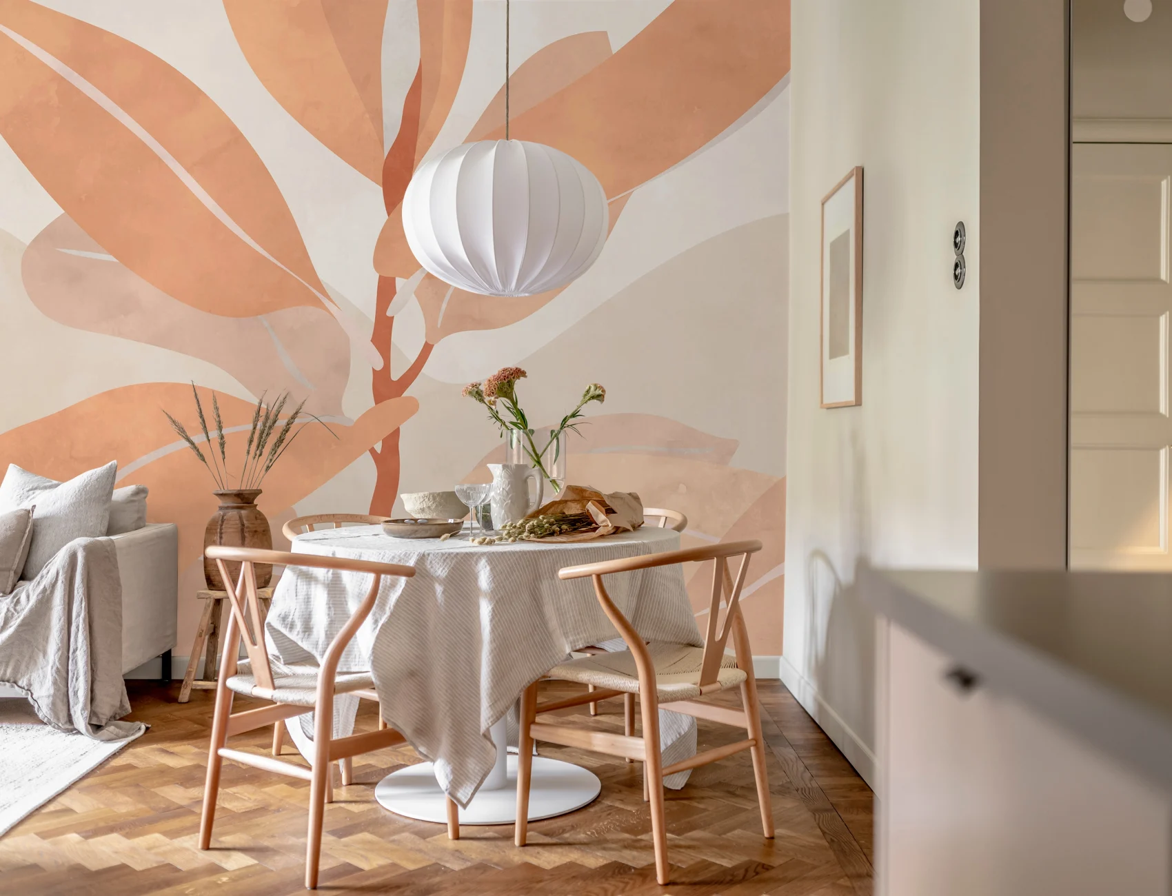 Peachy Elegance