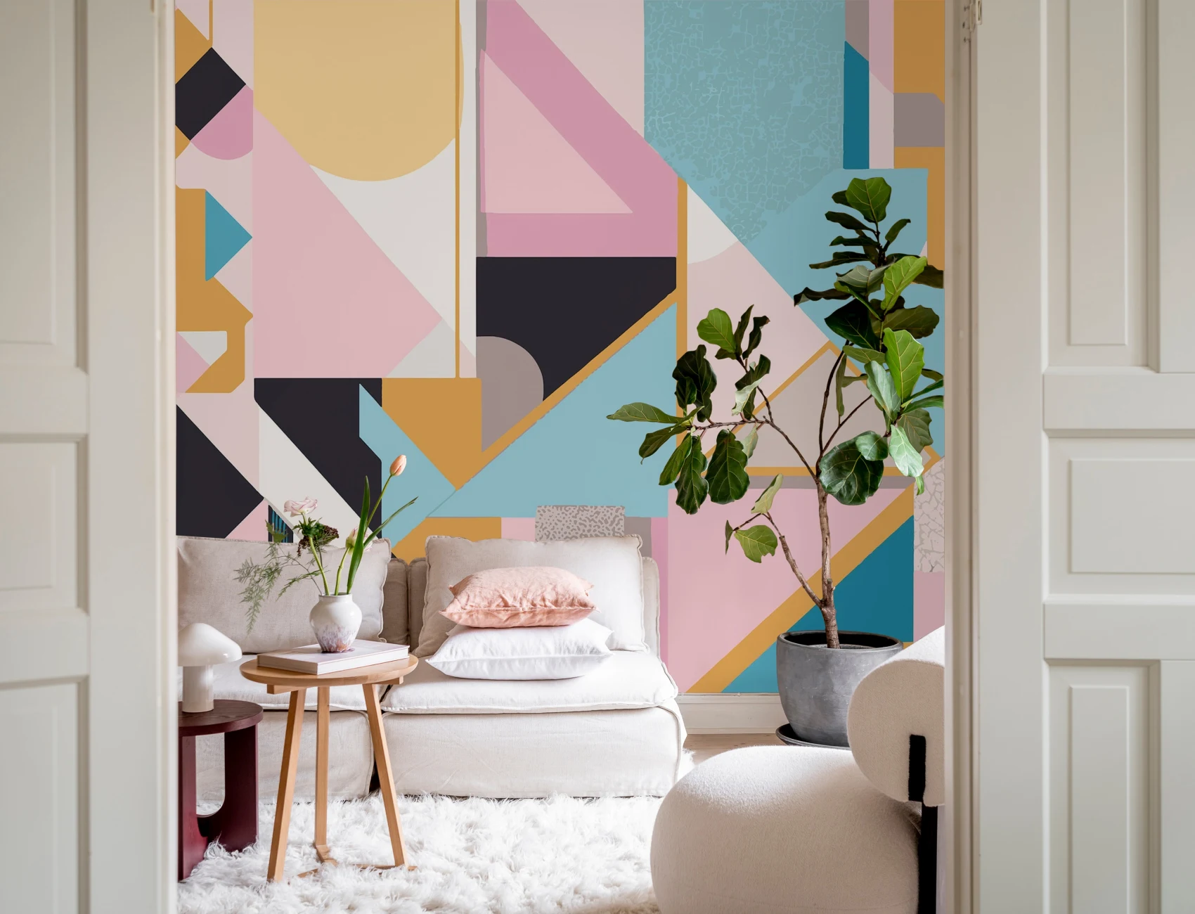 Un collage de créativité colorée