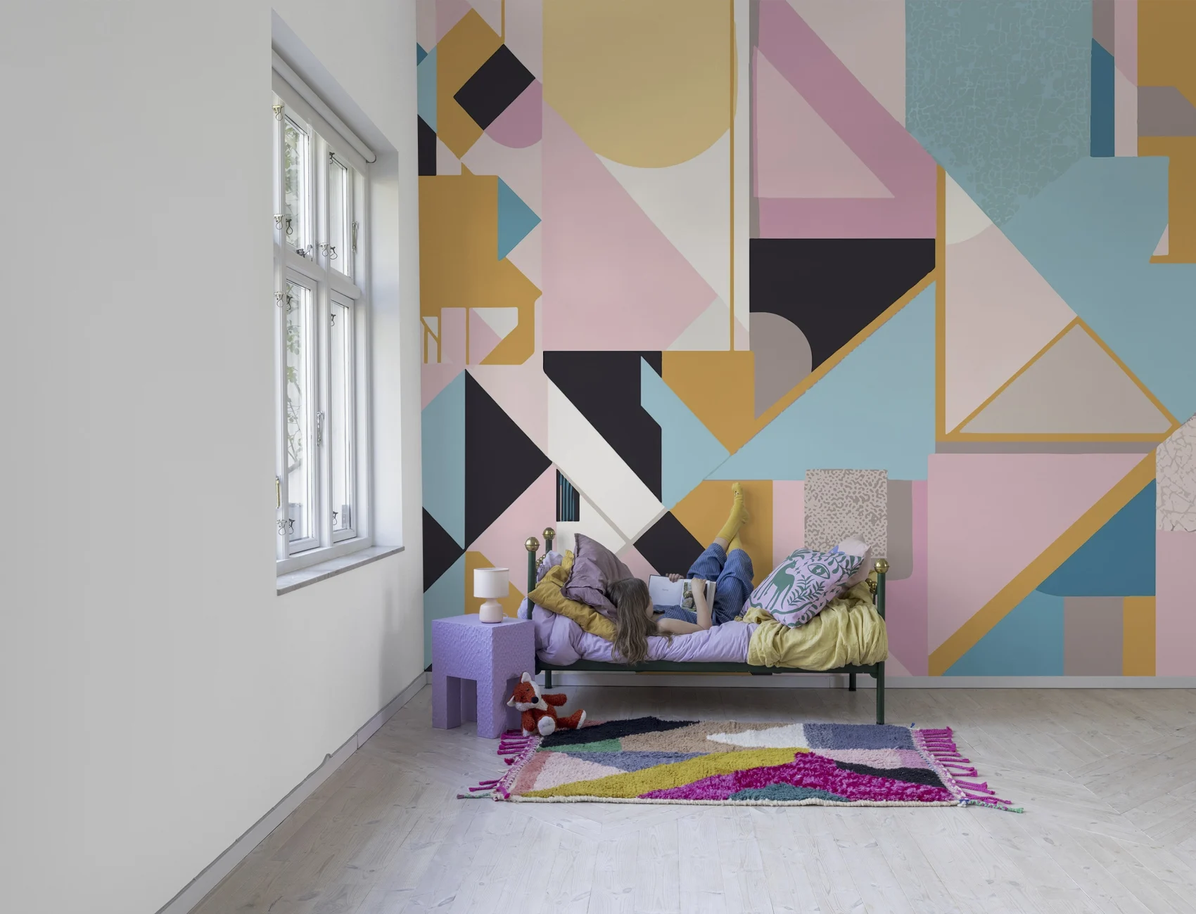 Un collage de créativité colorée