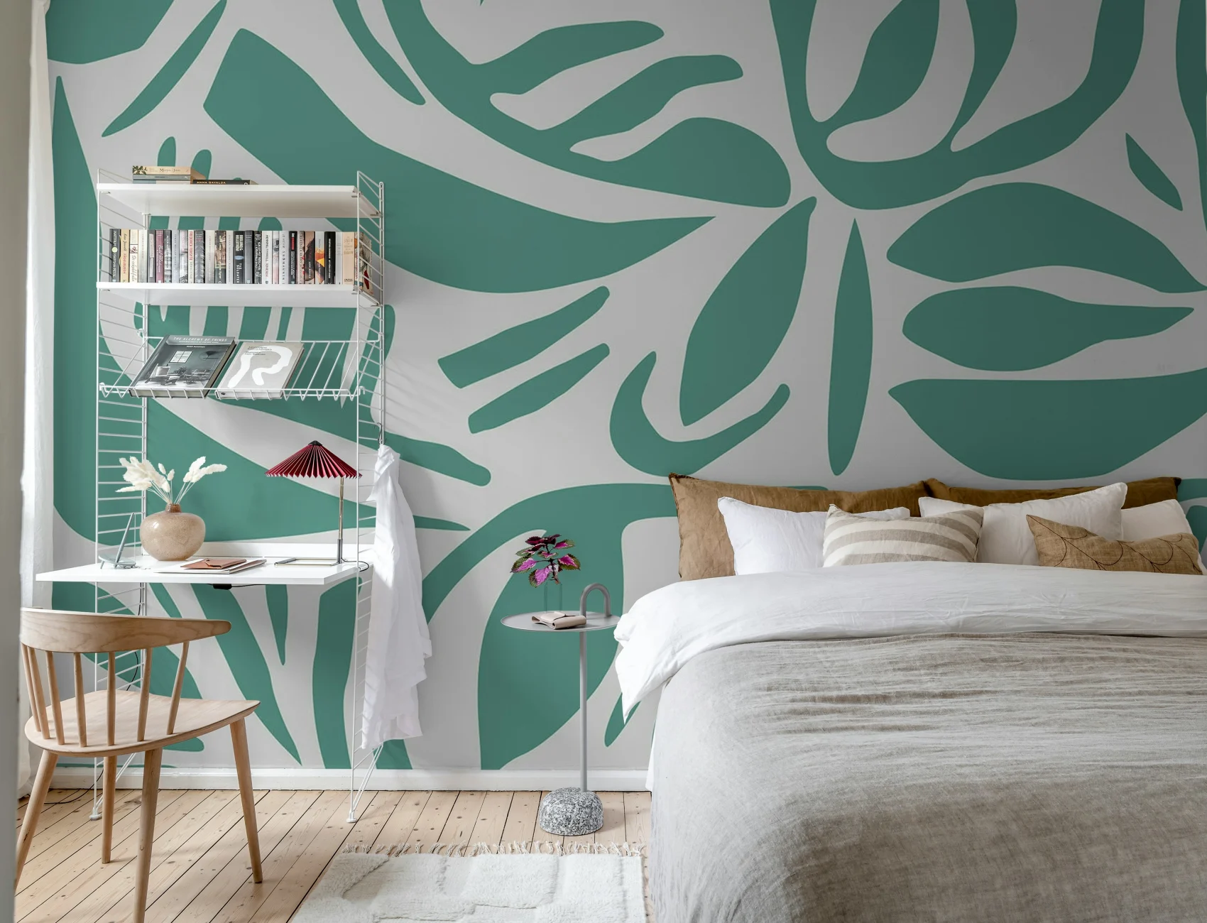 Serene Aqua Florals