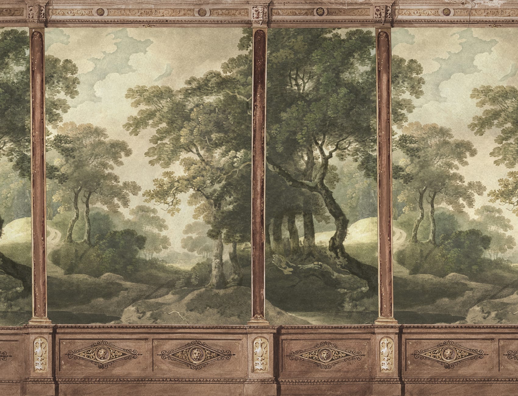 Framed Landscape View