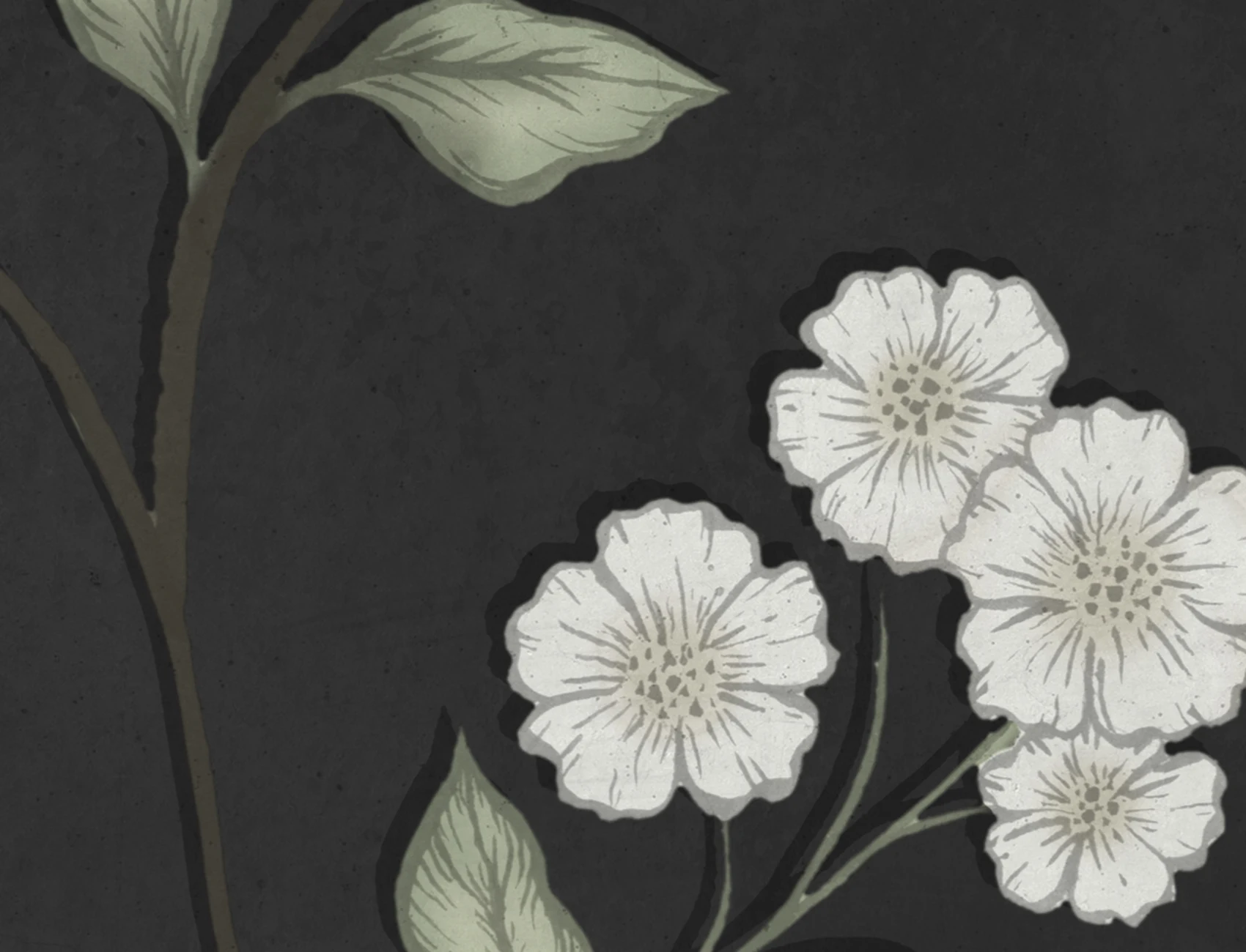 Dramatische bloemen elegantie