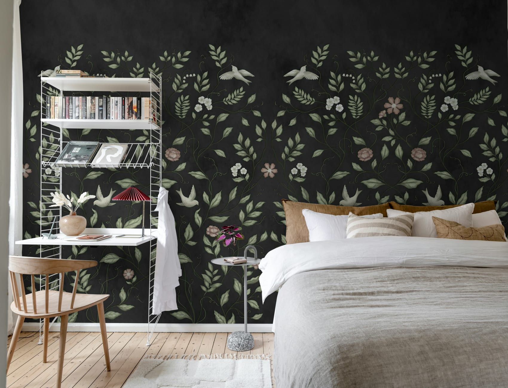 Dramatische bloemen elegantie