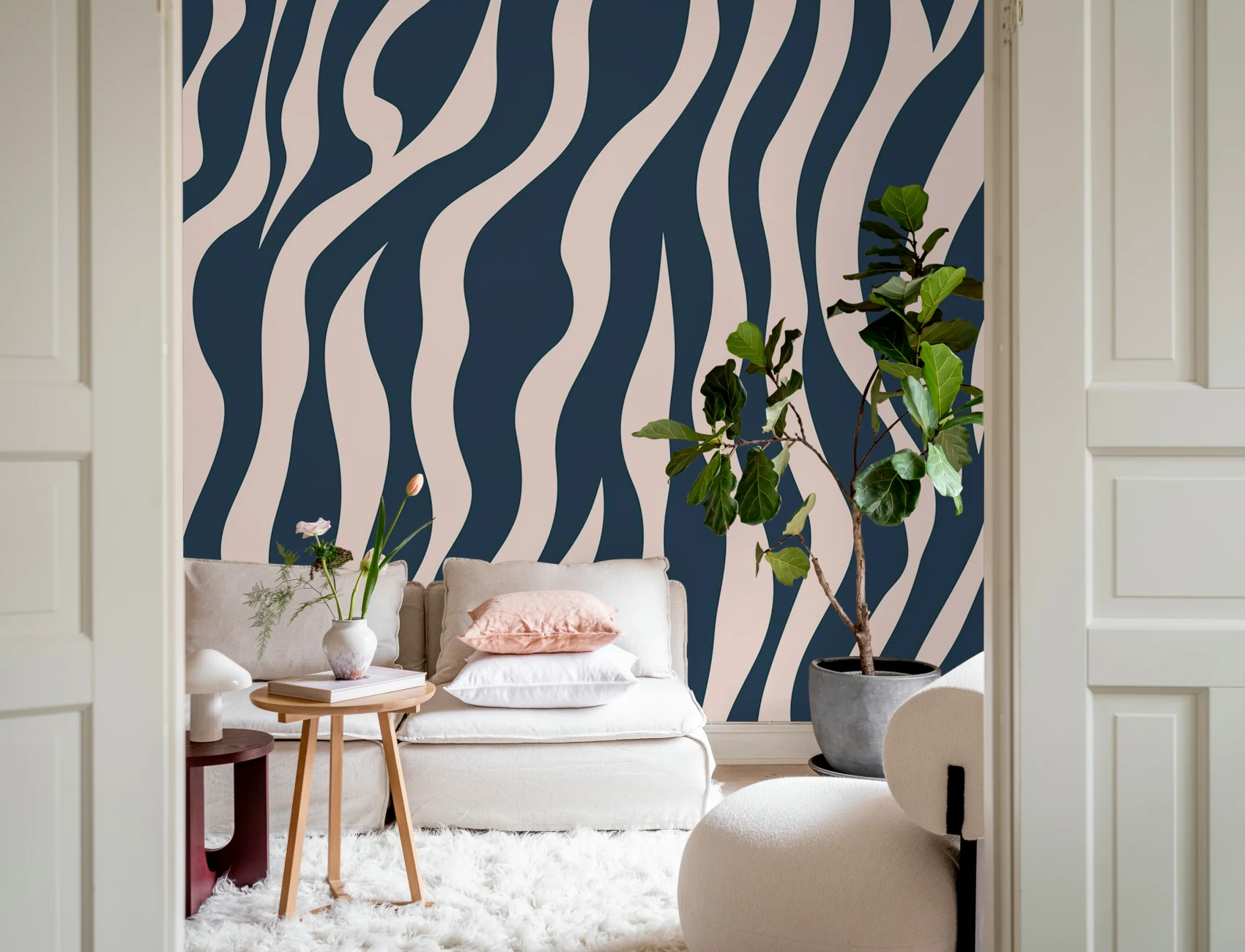 Zebra Pink Swirl