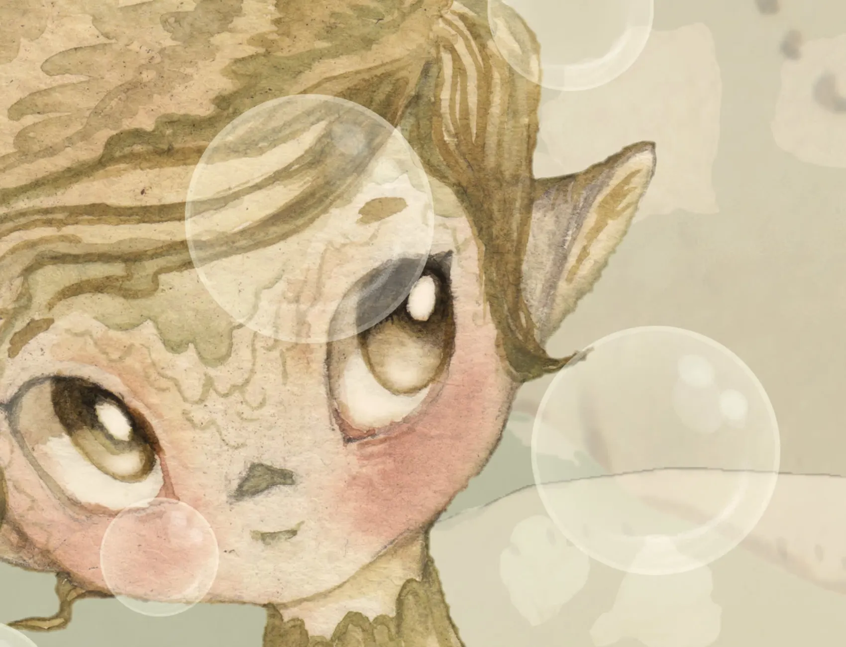 Berceuse en aquarelle