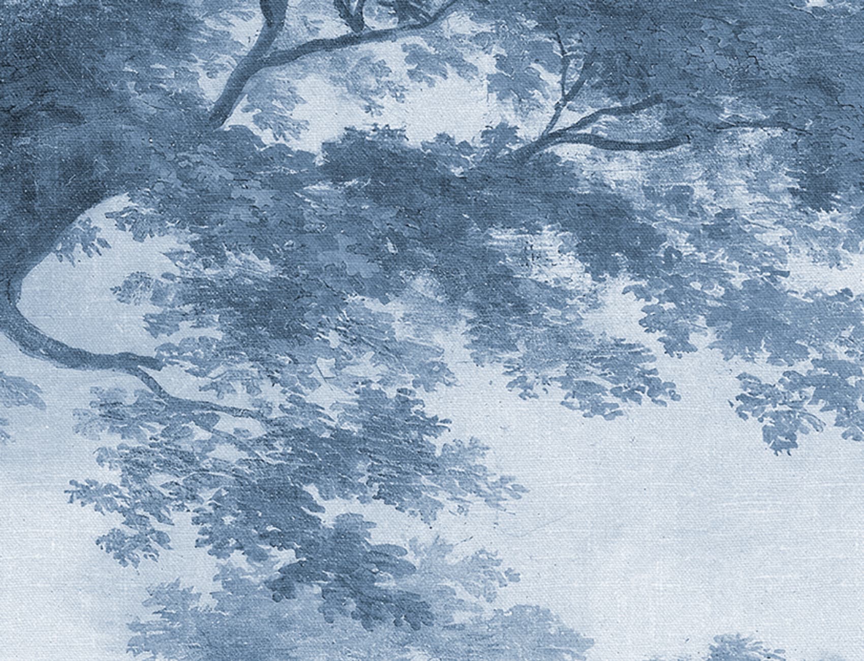 Vintage Blue Forest