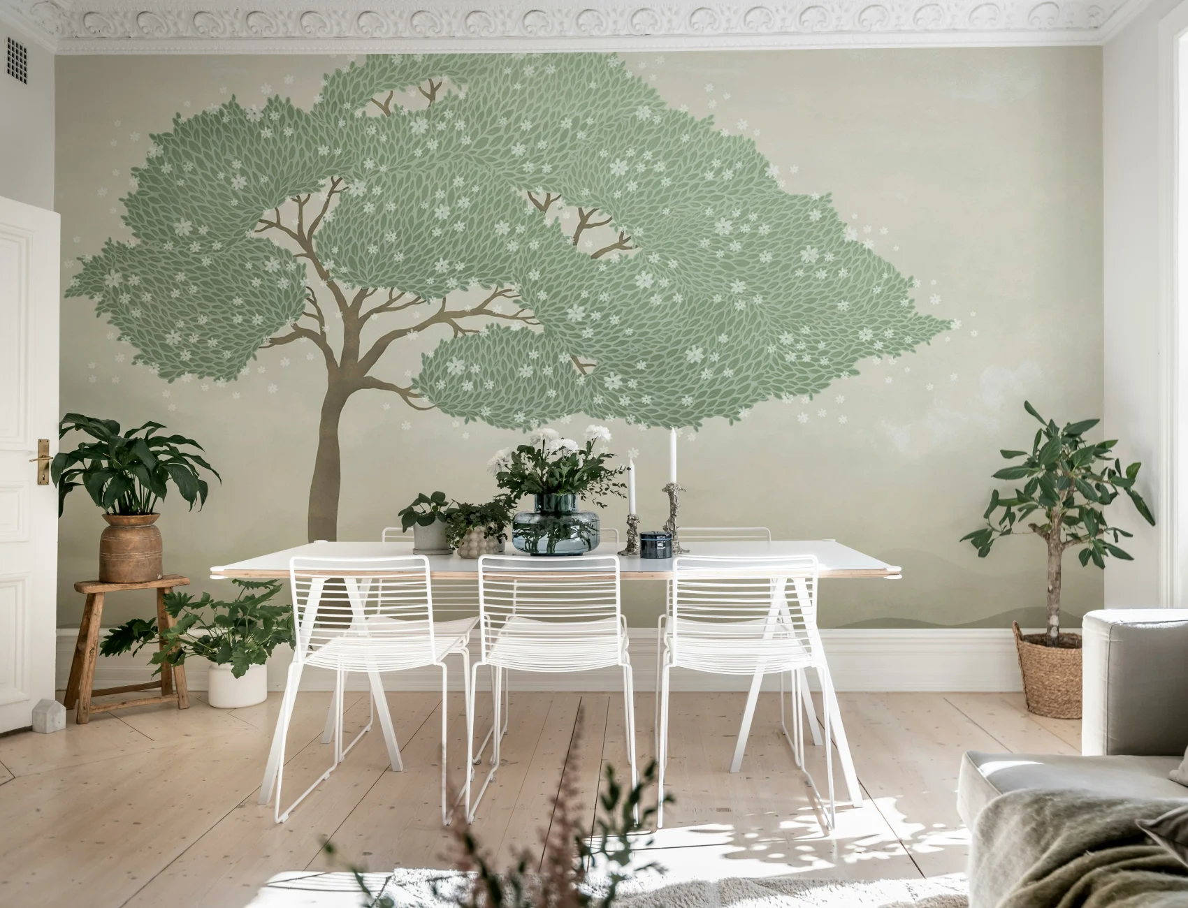 Arbre vert clair