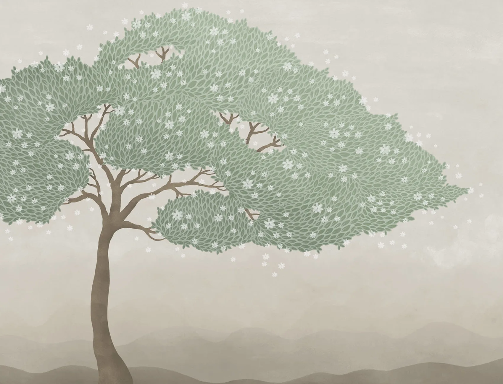 Arbre vert clair