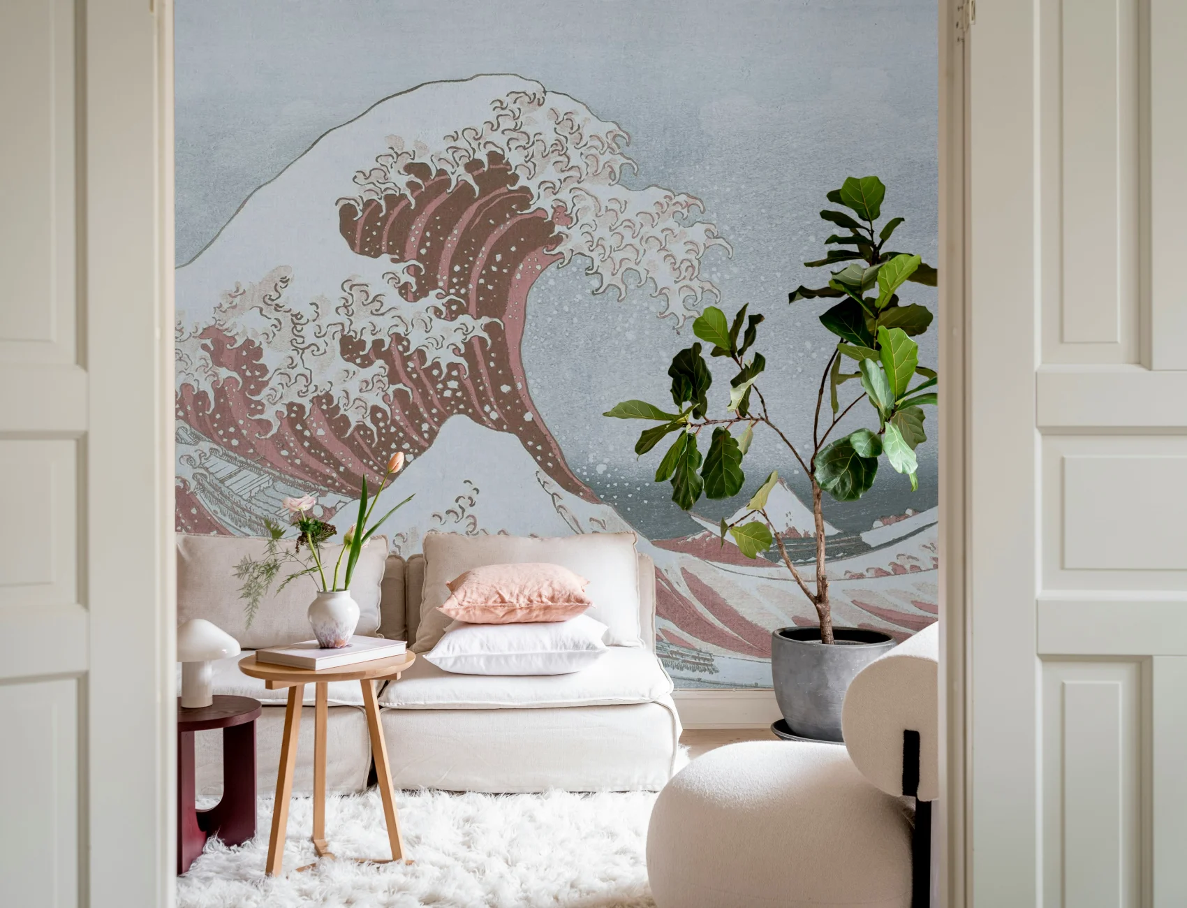 Dusty Pink Wave 