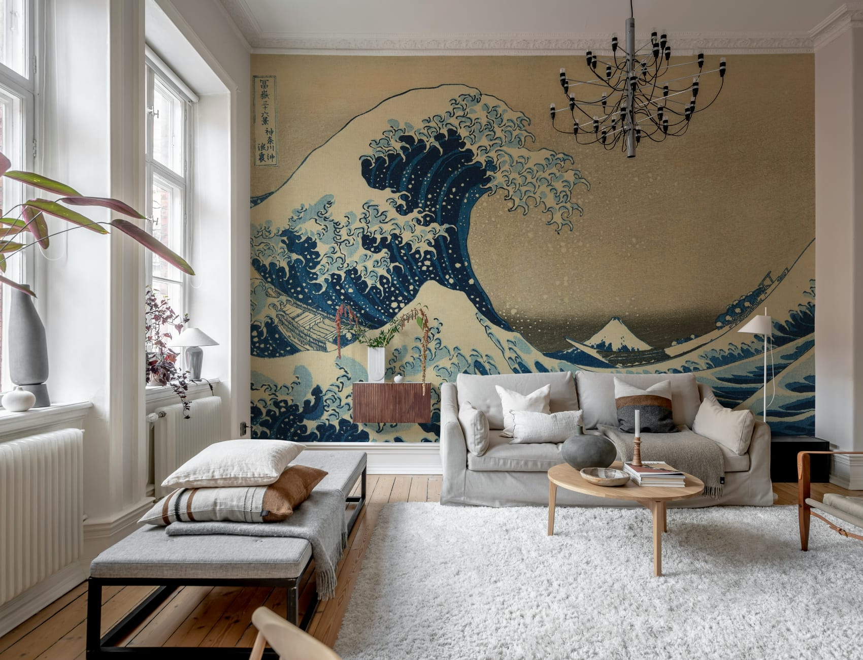 Famous Wave Woodcut 