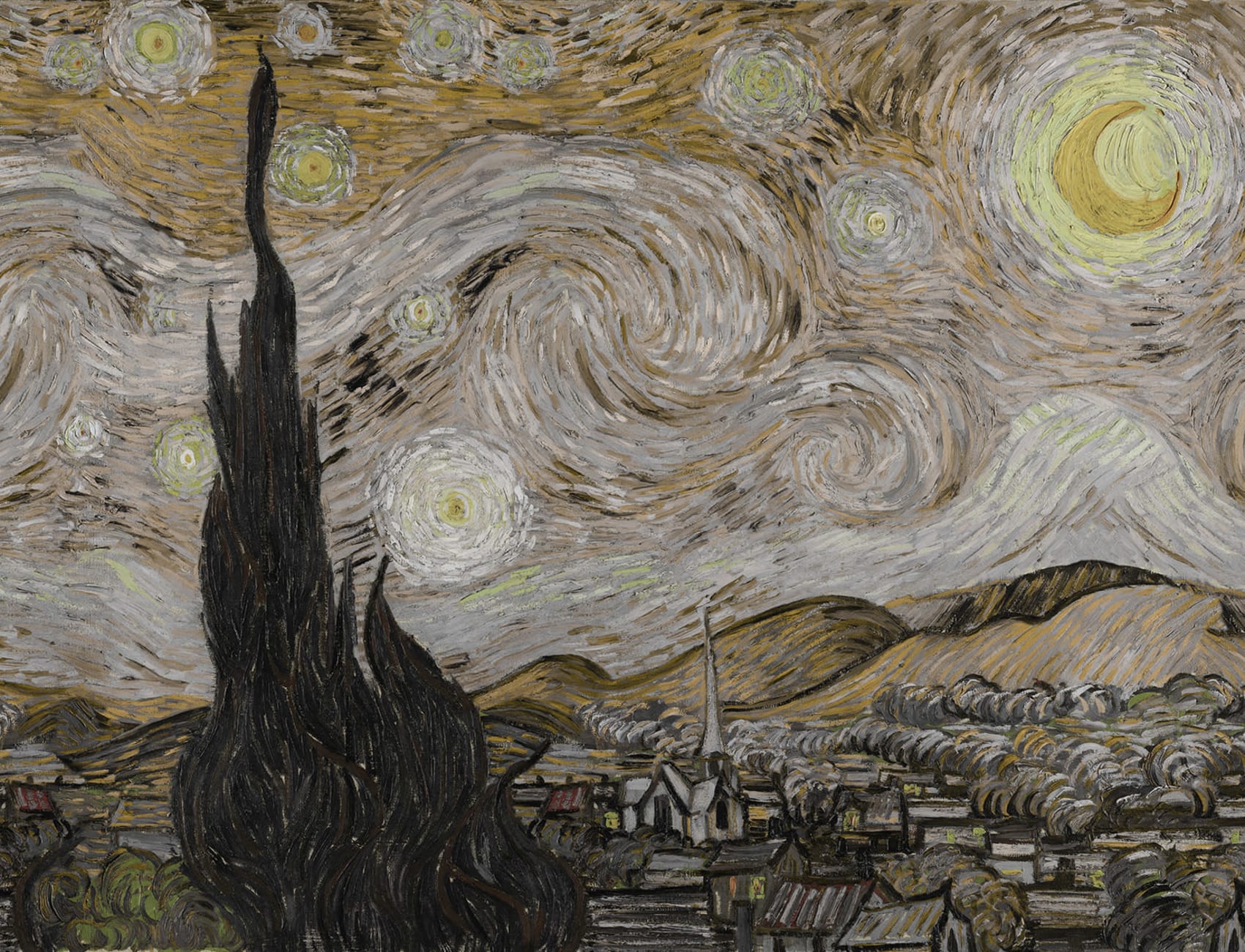 Swirling Night Sky