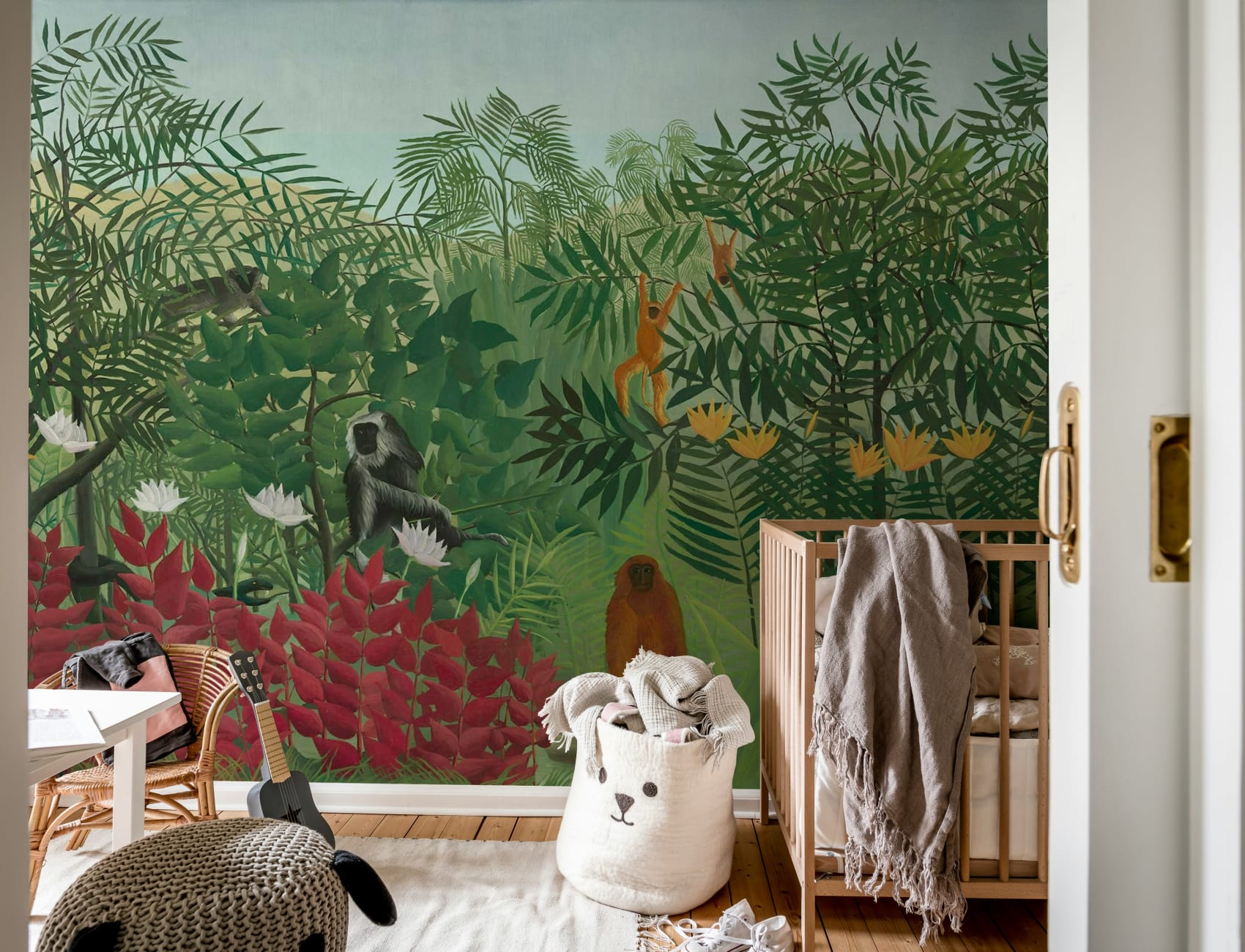 Scène de jungle luxuriante