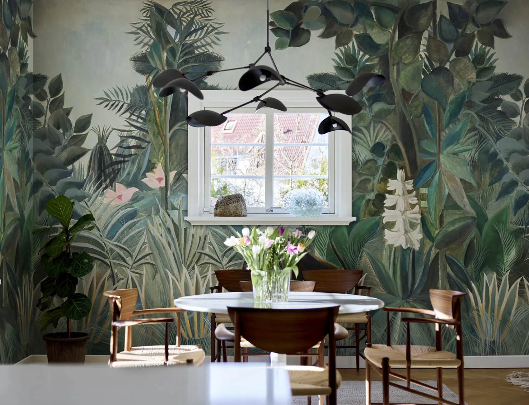 Dense Jungle Scene