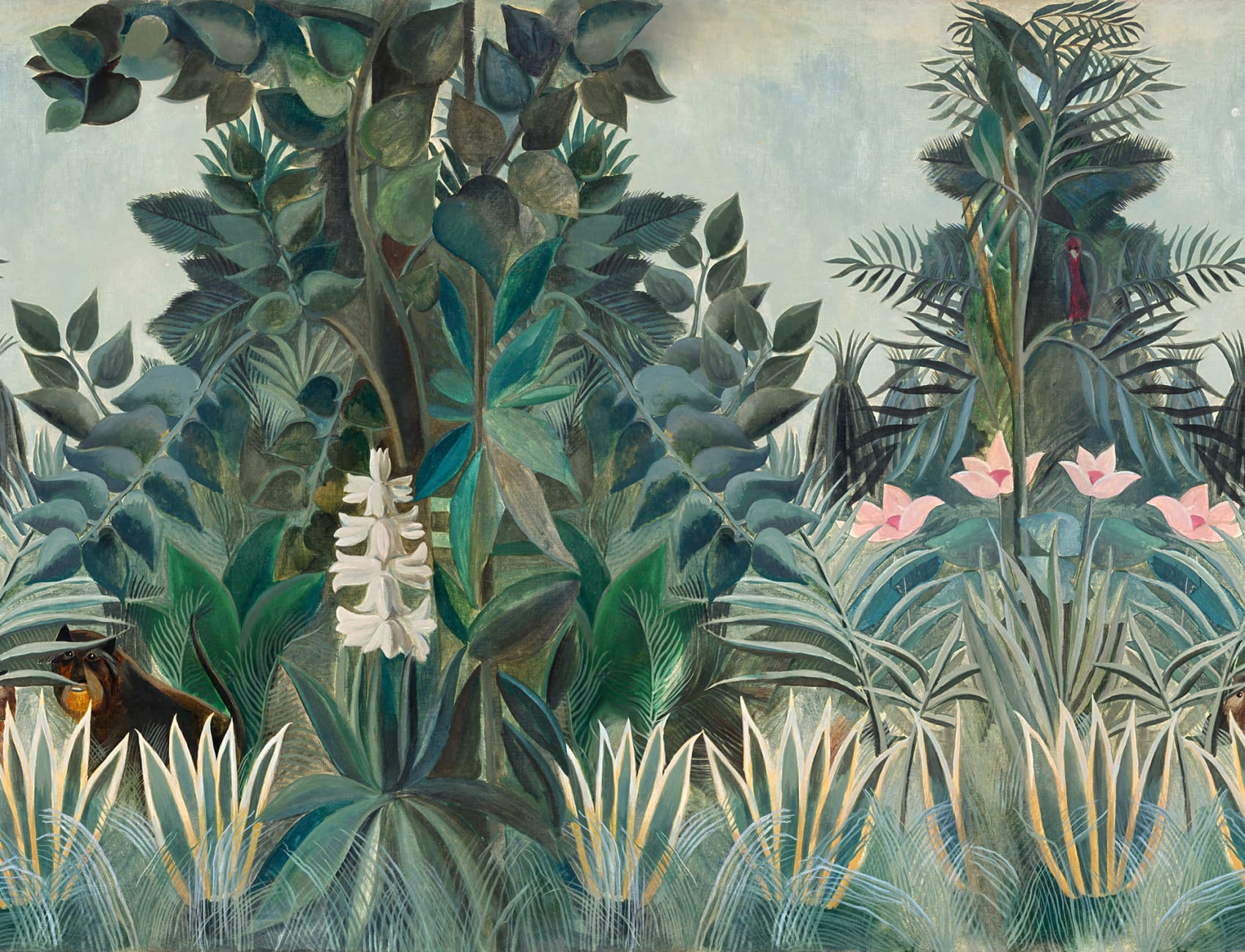 Dense Jungle Scene