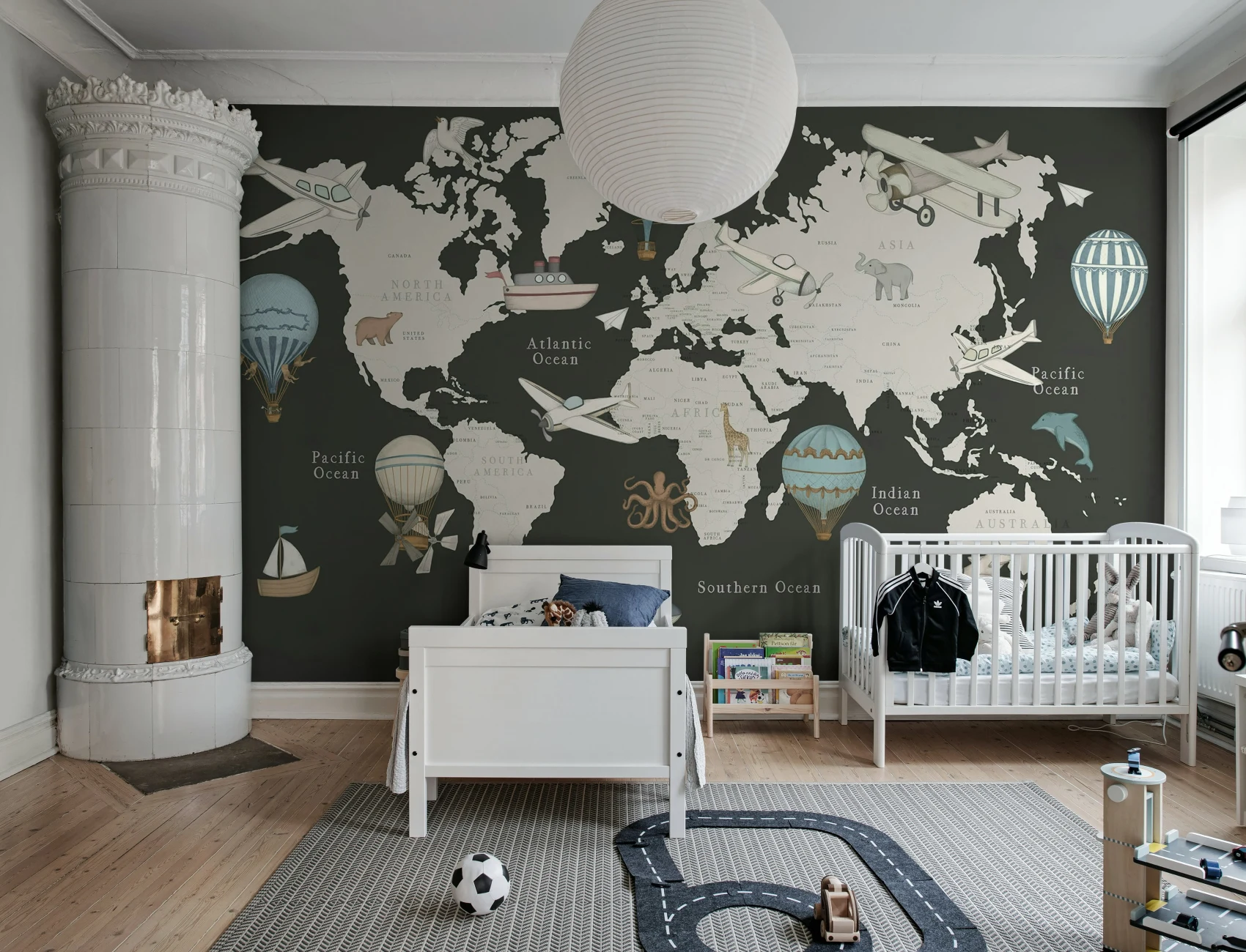 Colorful World Map