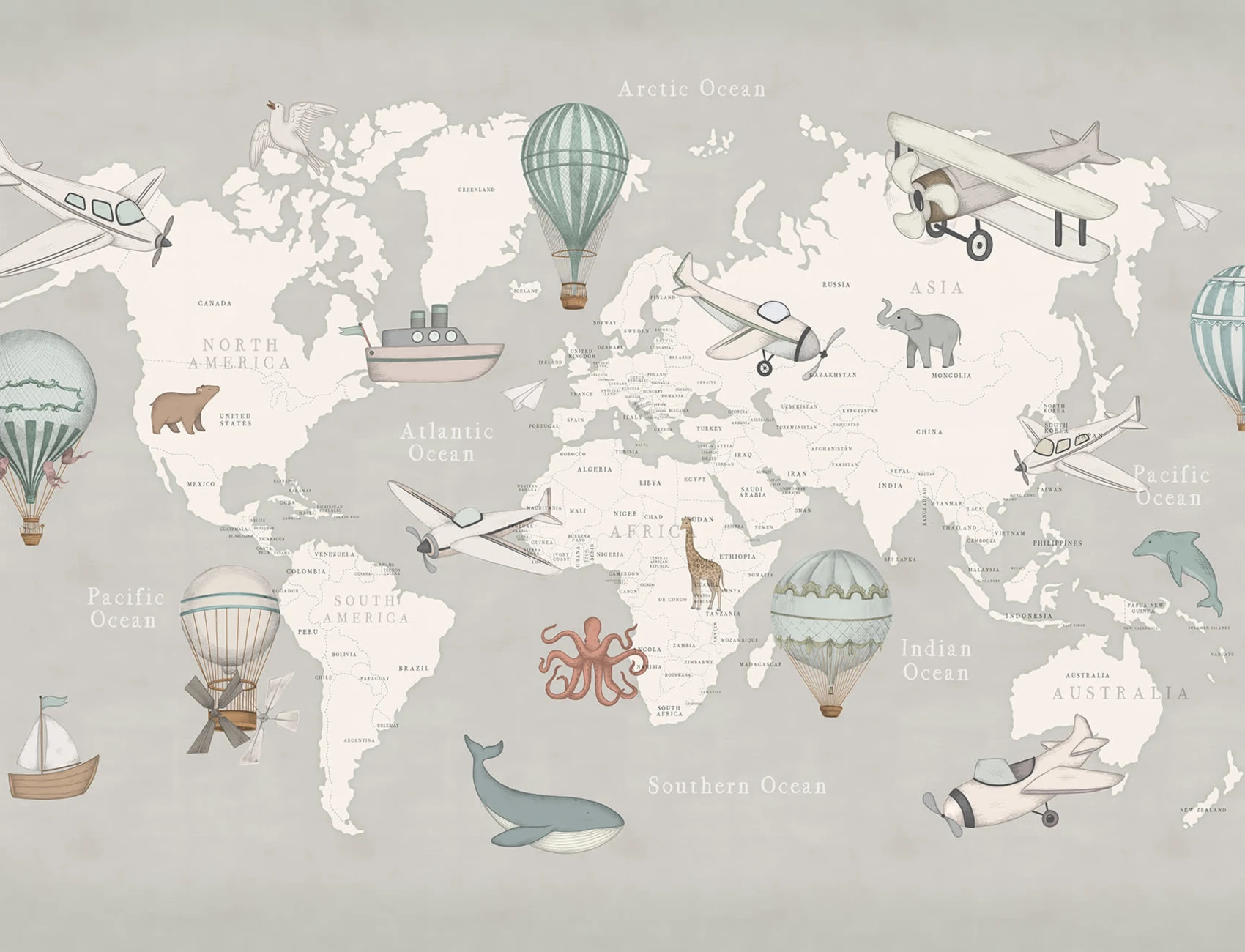 Adventurous animal travels