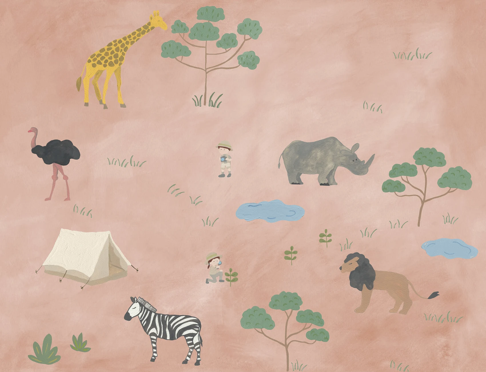 Pink Sunset Safari