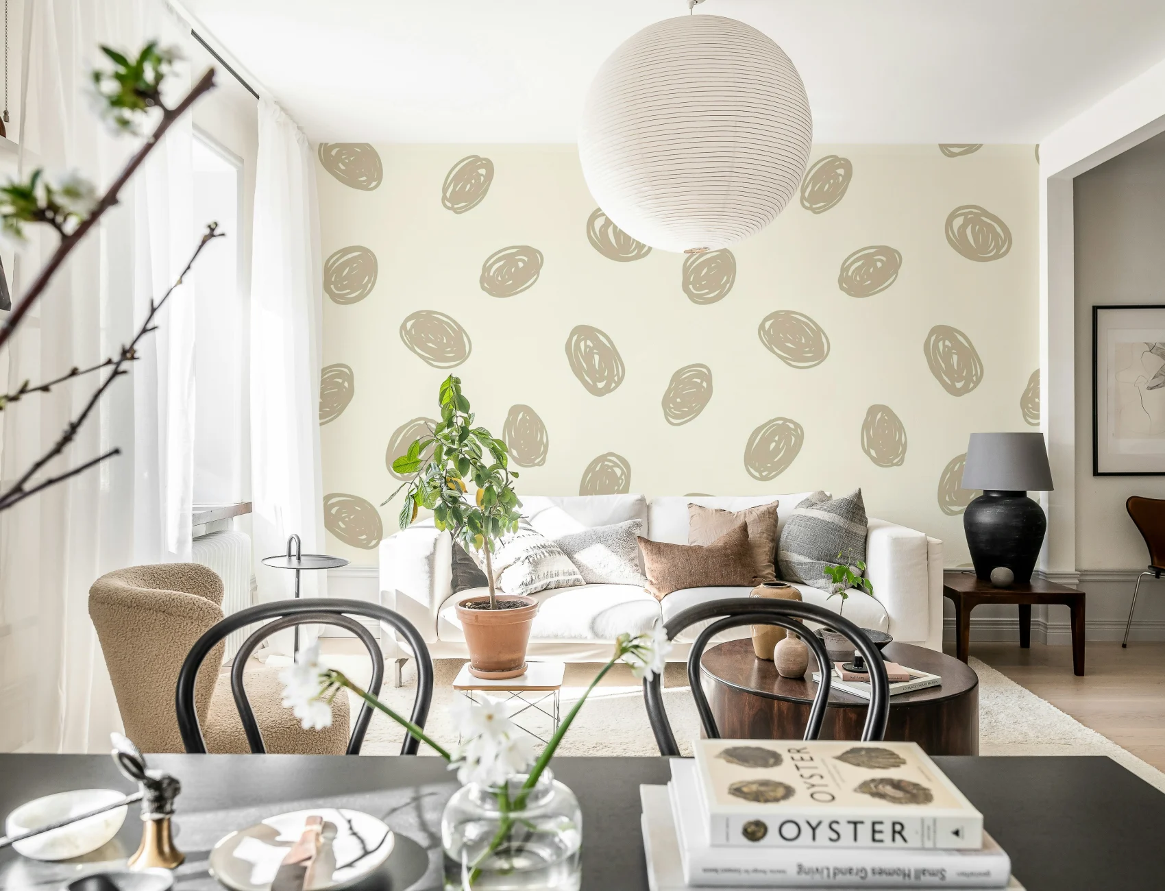 Beige Stip Plezier