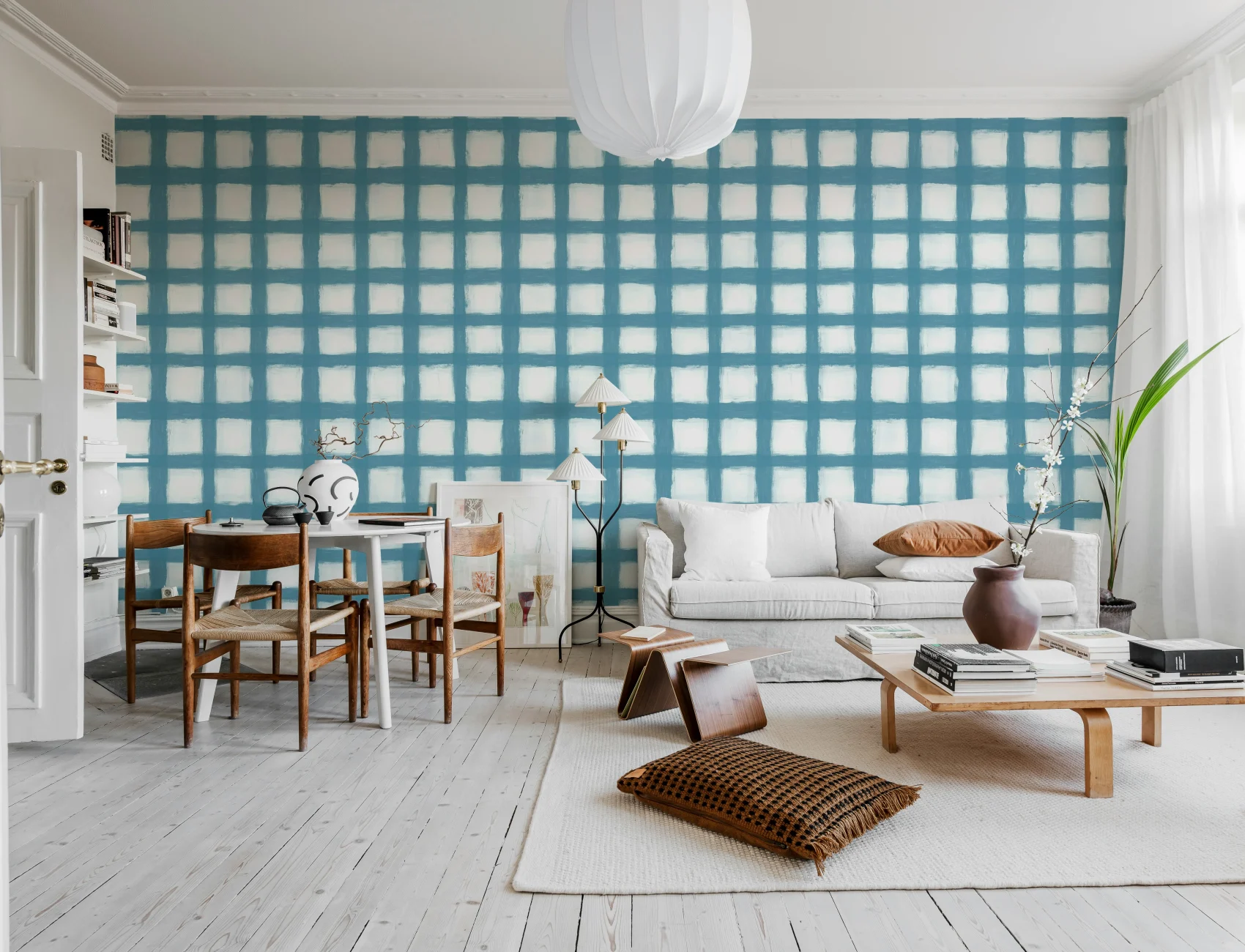 Cool Blue Squares