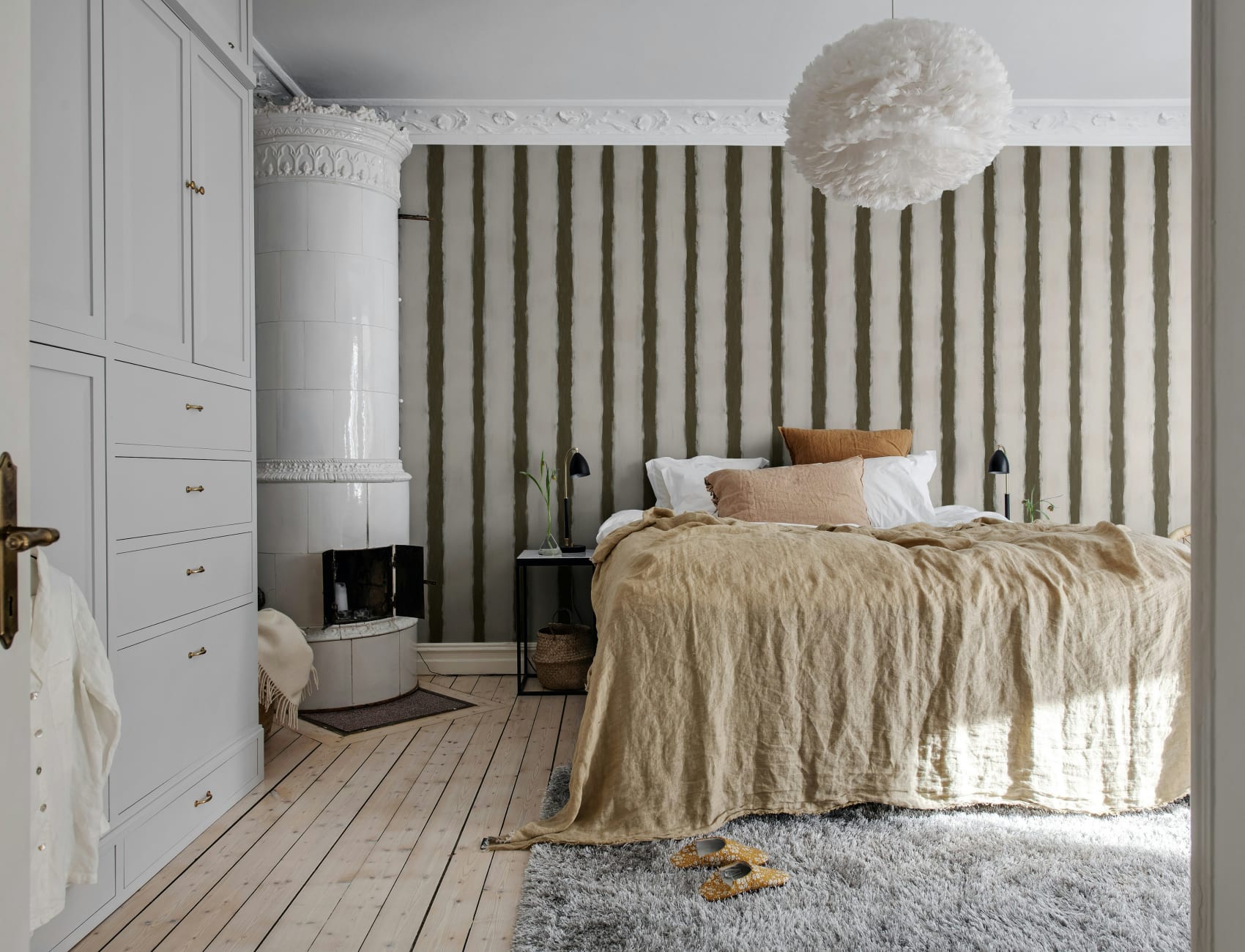 Warm Brown Stripes