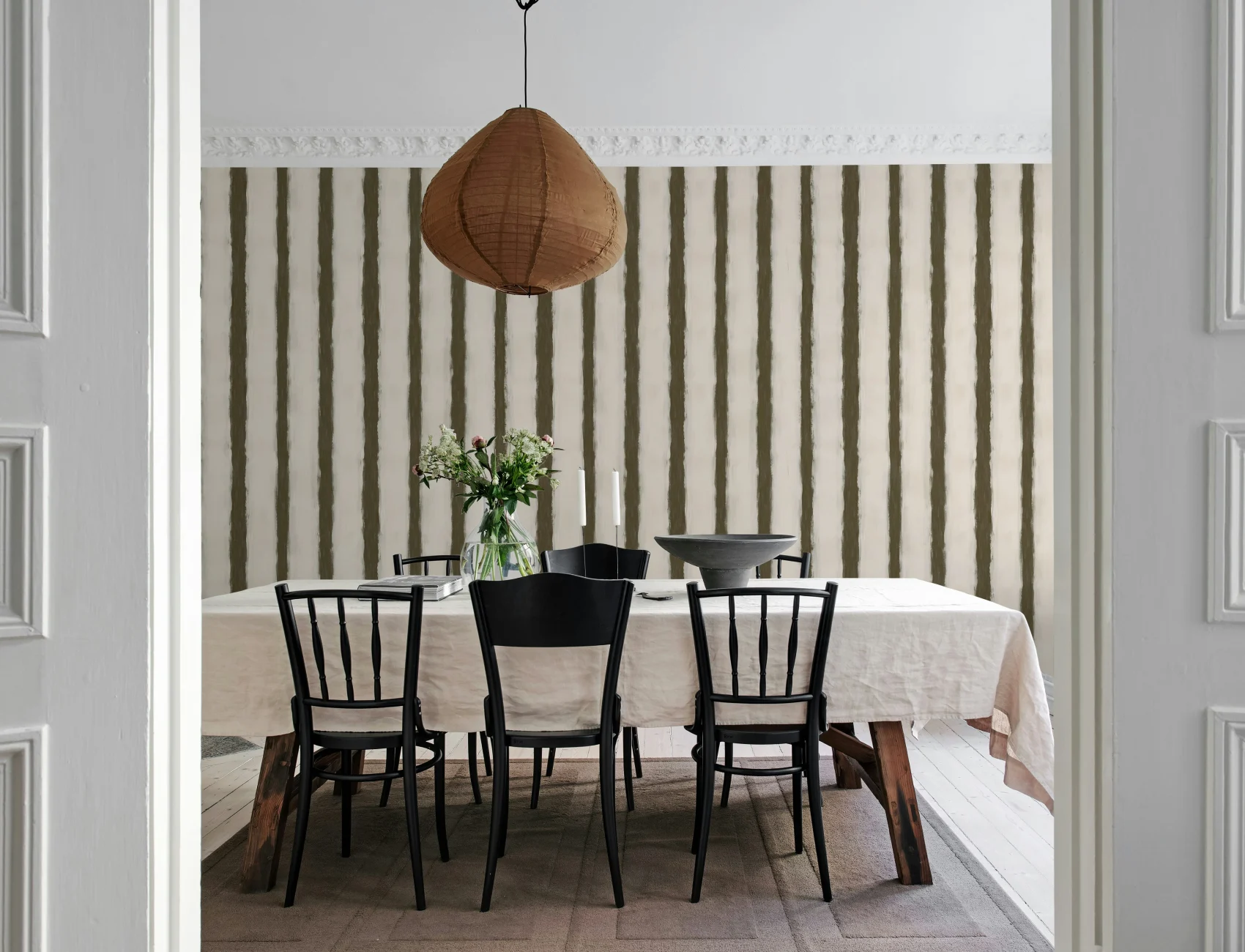 Warm Brown Stripes