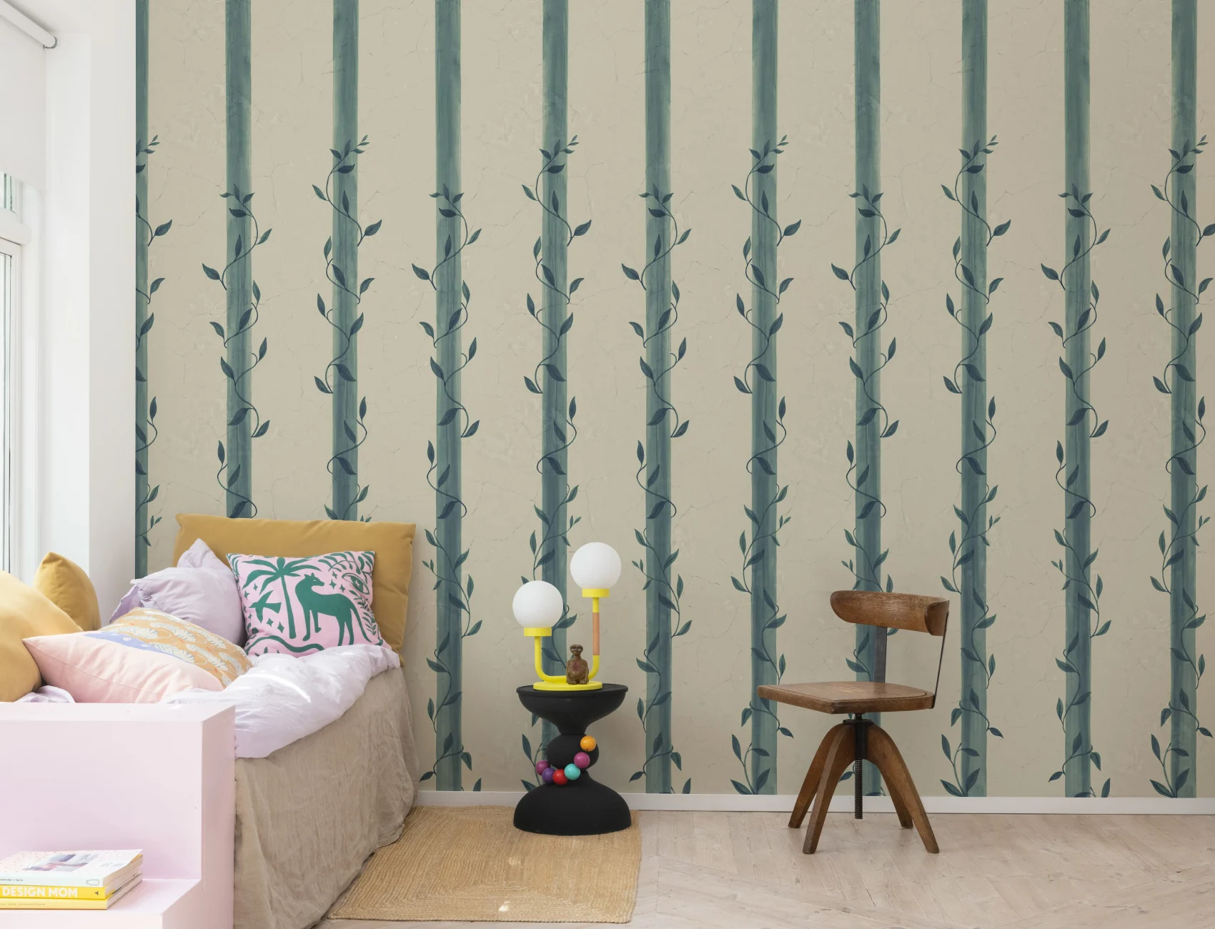 Blue Leaf Stripes