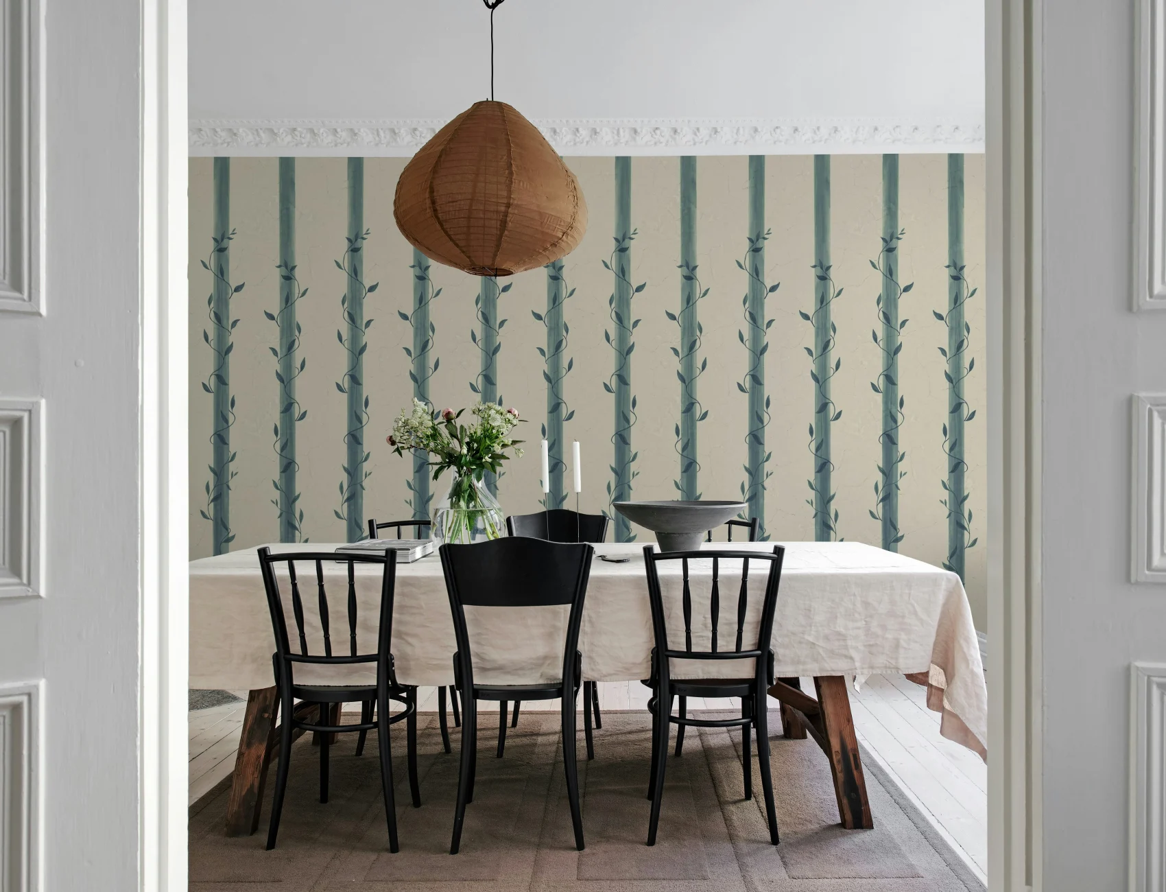 Blue Leaf Stripes