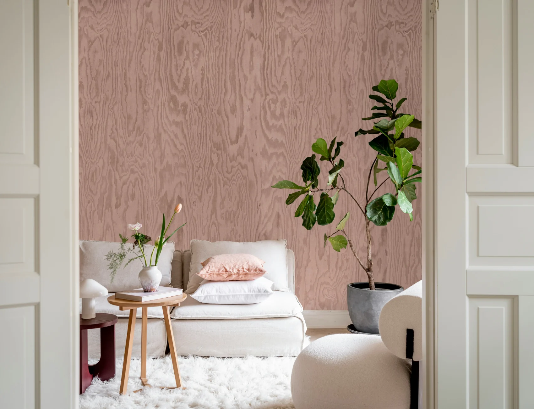Pink Woodgrain Elegance
