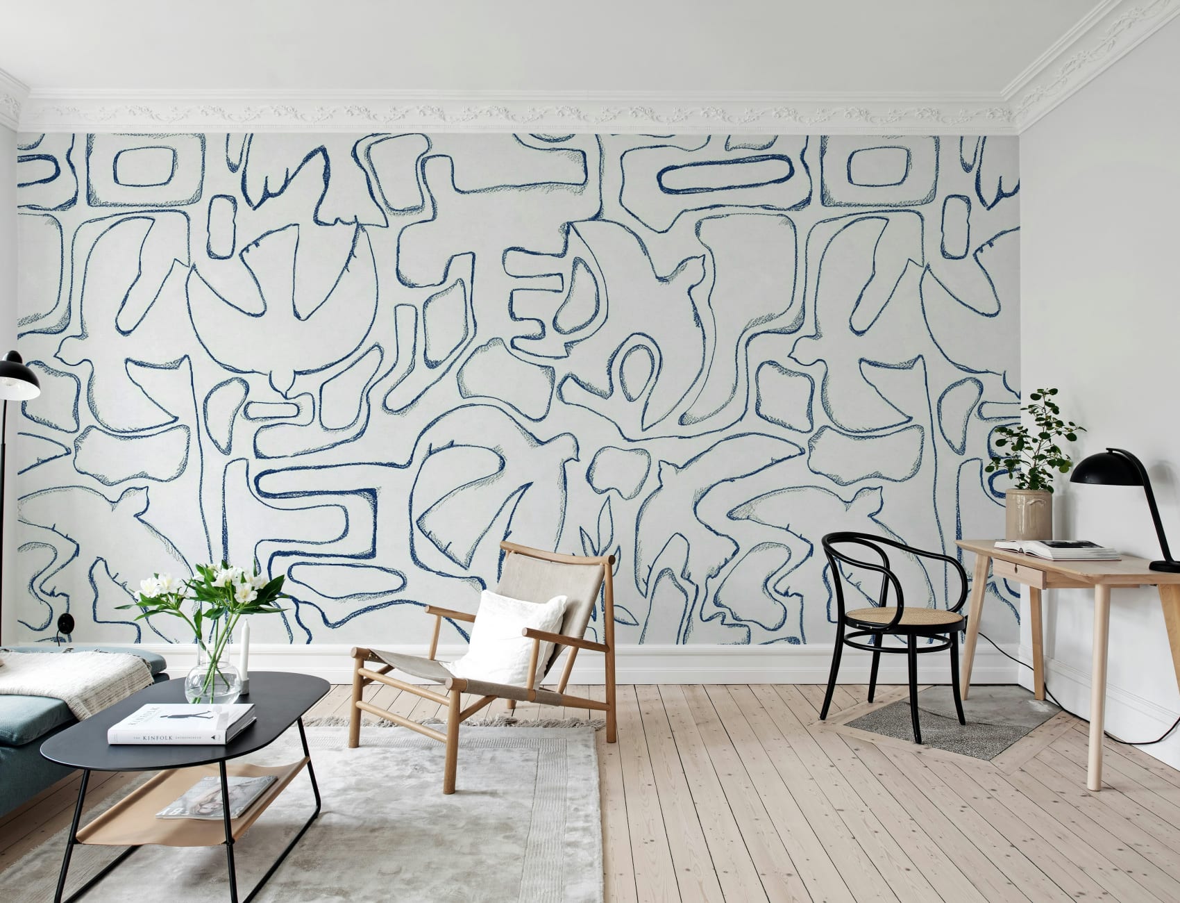 Serene Blue Abstraction