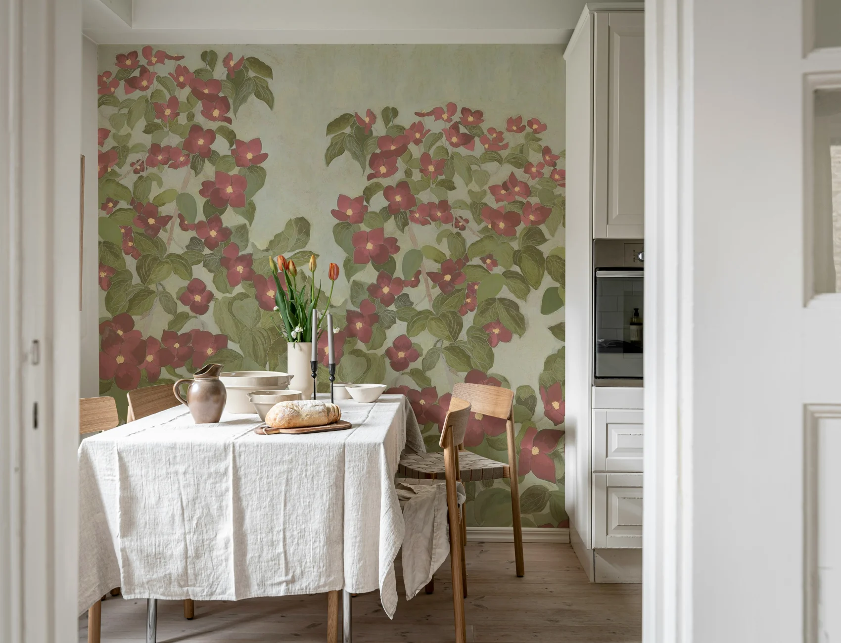 Inviting Blooms in Red