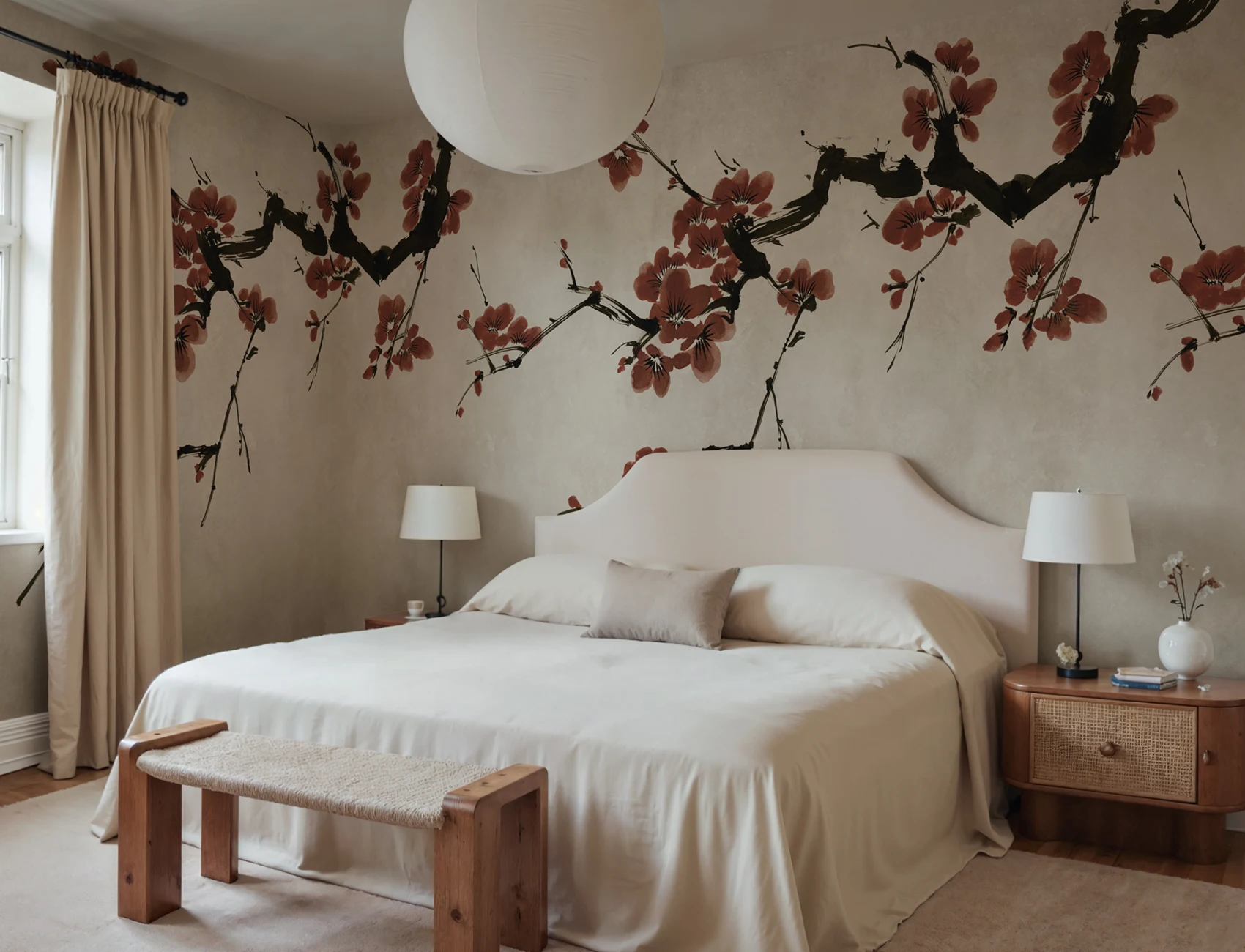 Burgundy Blossoms