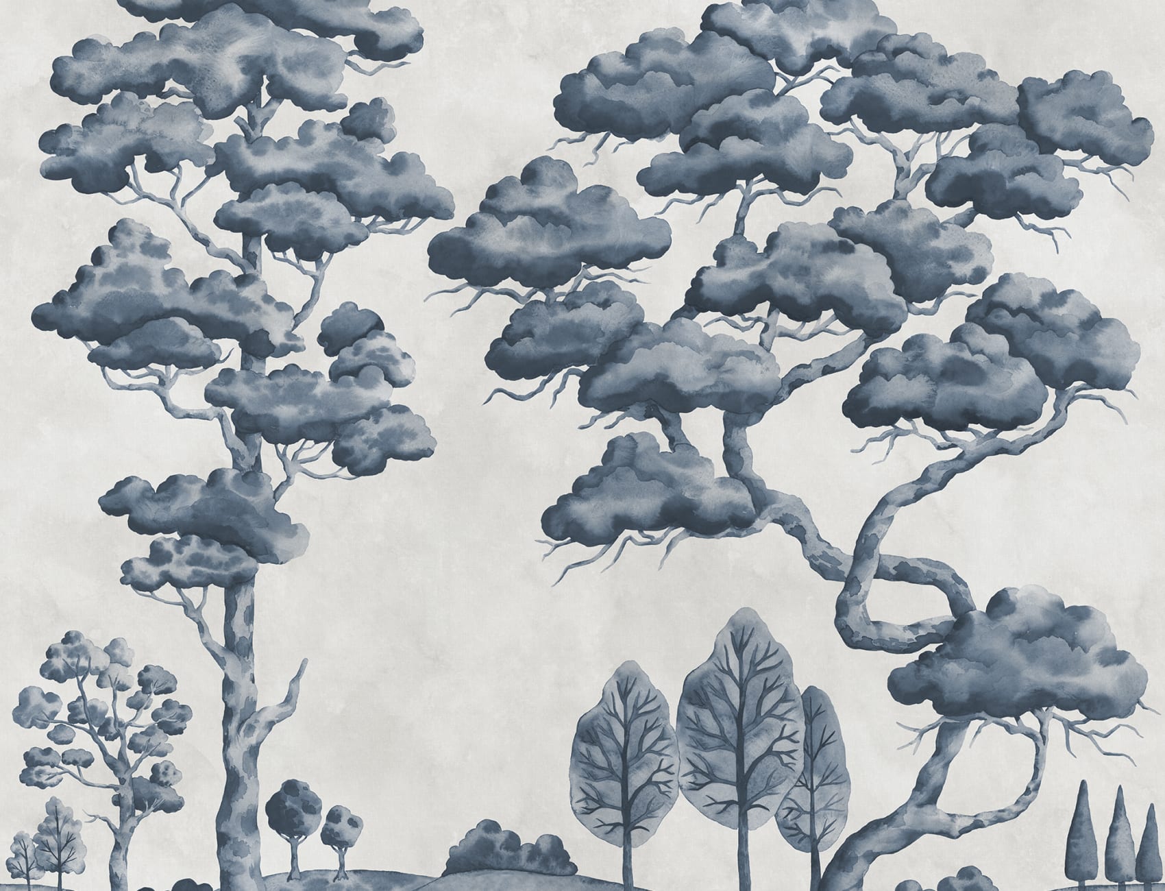 Blue Serenity Trees