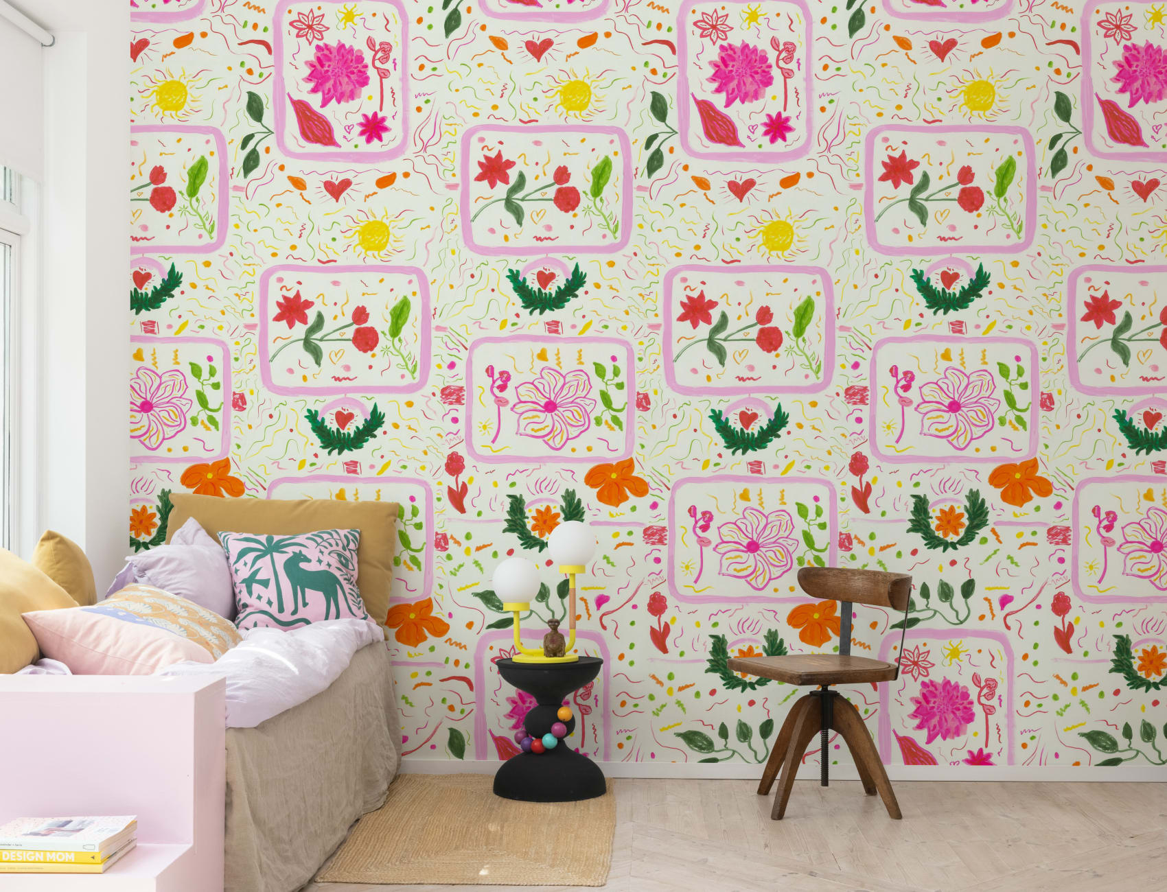 Rebel Walls x John-John: Romantische Träumerei in Rosa
