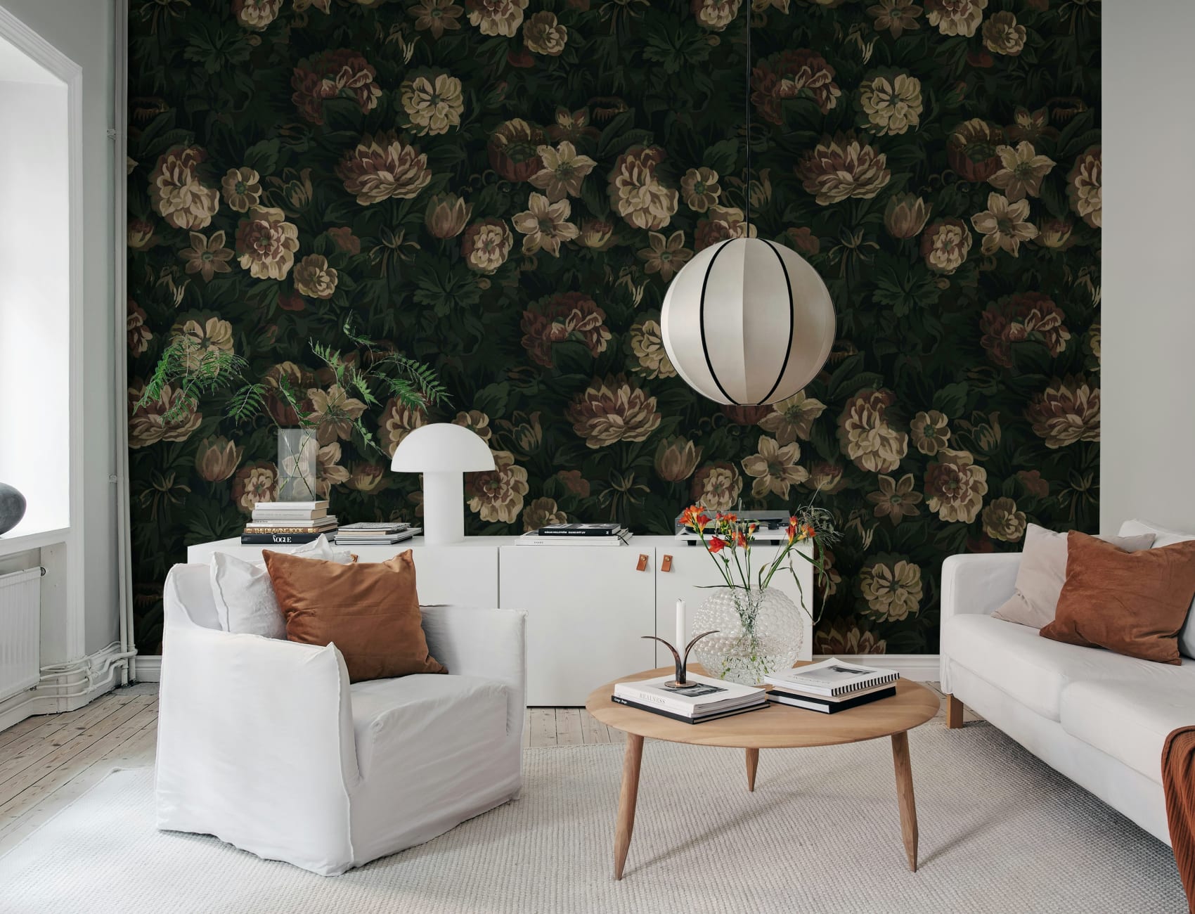 Elegancia floral vintage