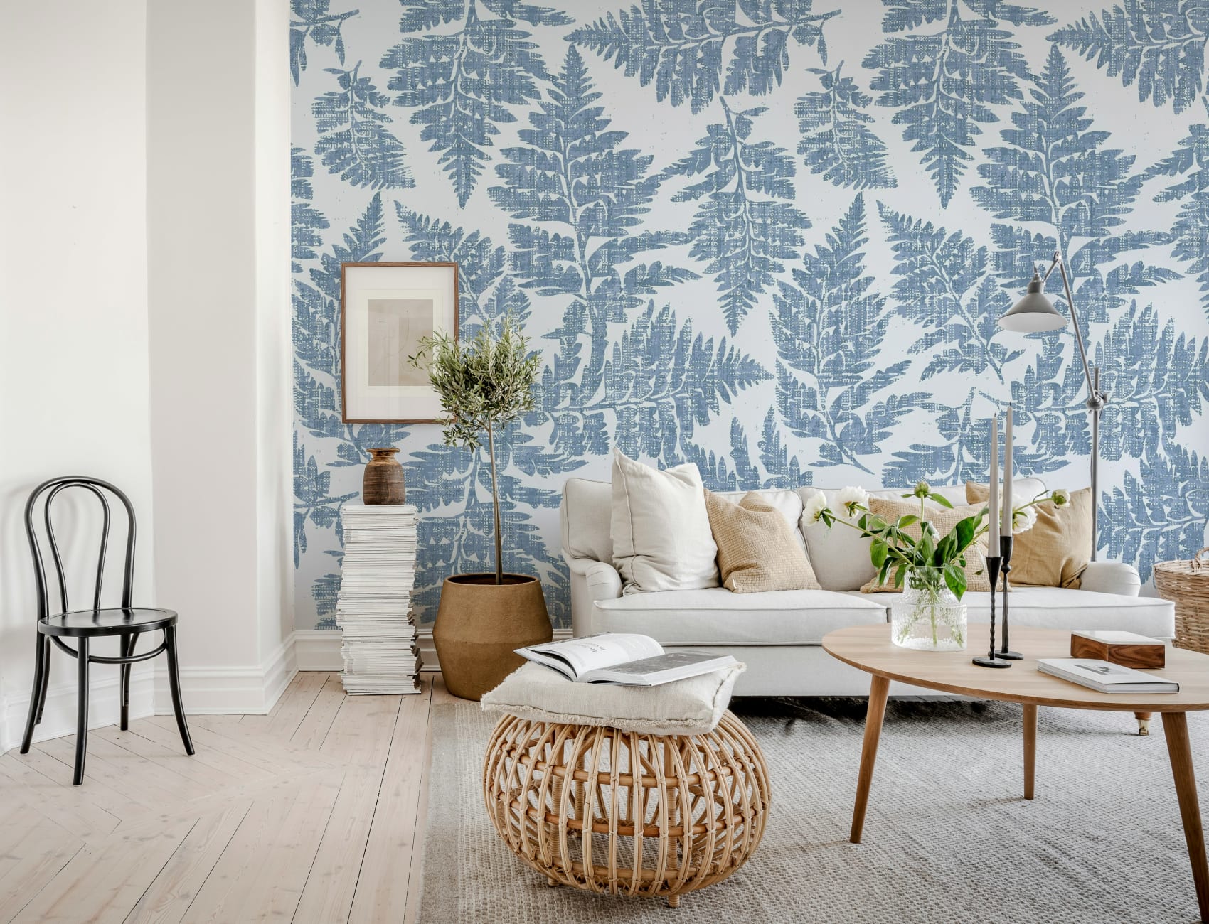 Embrace Nature with Blue Fern Elegance