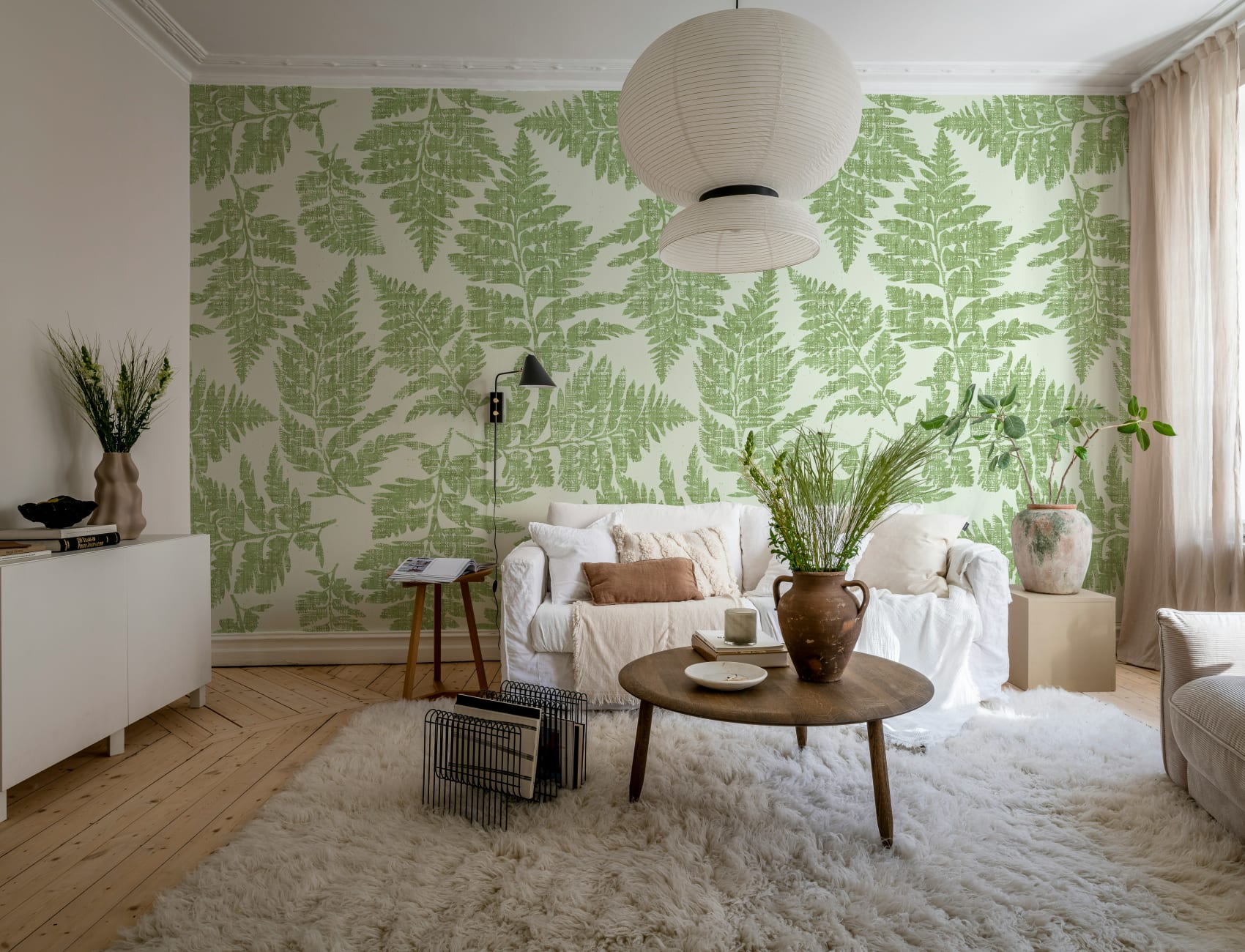 Embrace Nature with Our Green Fern Print