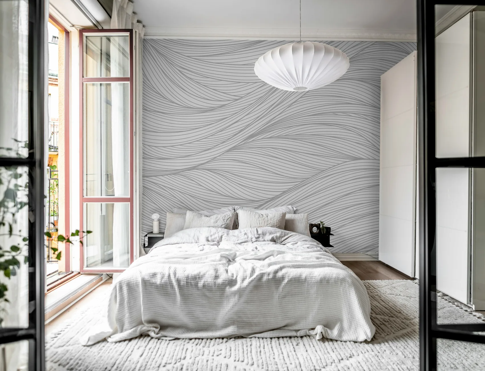 Sophisticated Flow Lines in Calming Gray