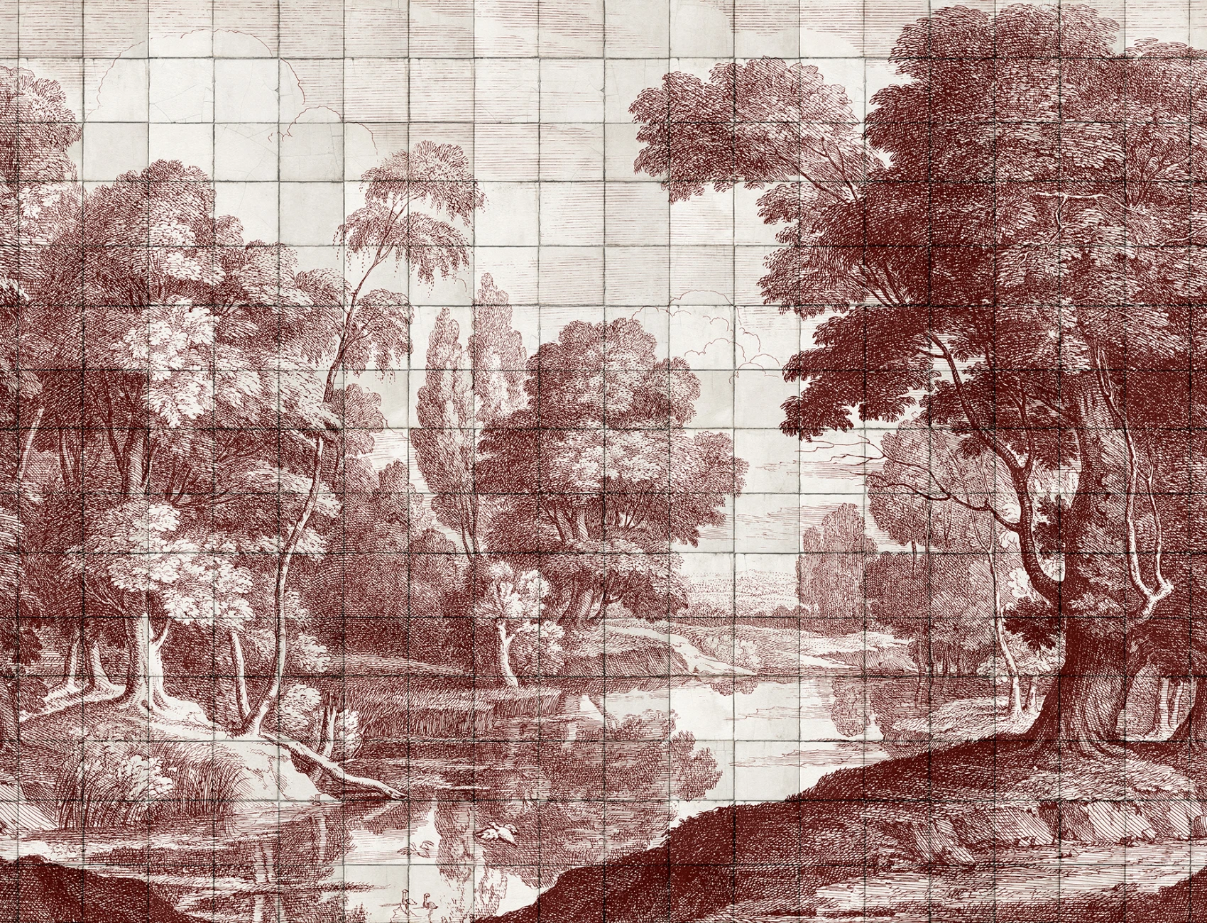 Timeless Elegance with Porcelain Landscape