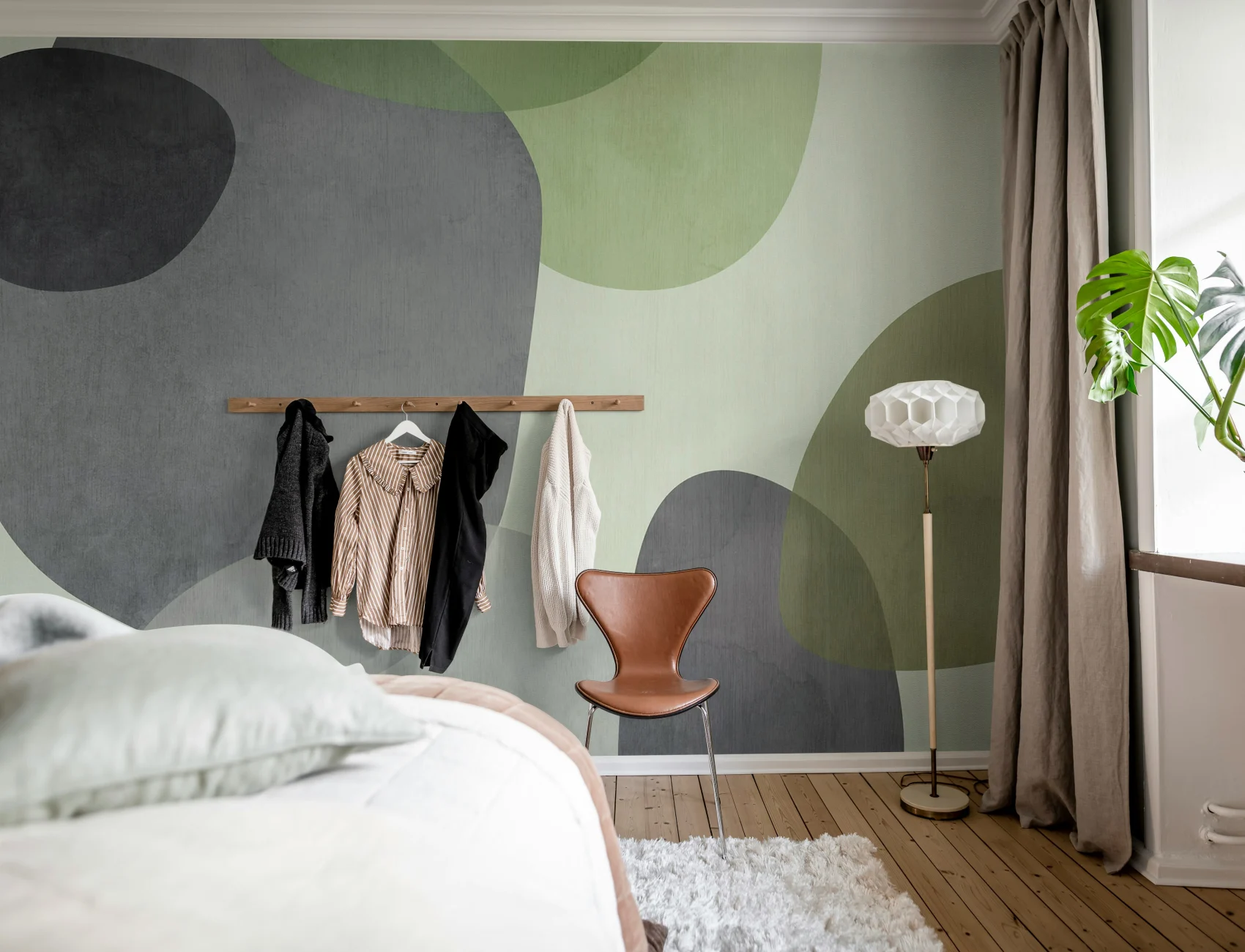 Artful Green Petals