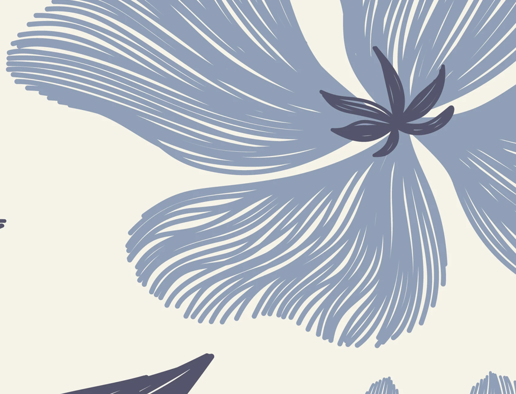 Bold Bloom in Sky: A Fresh Floral Touch