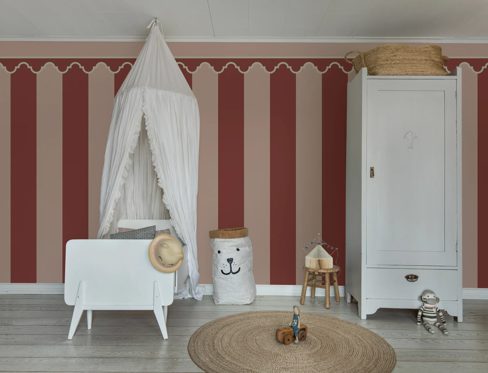 Chateau Elegance in Stripes