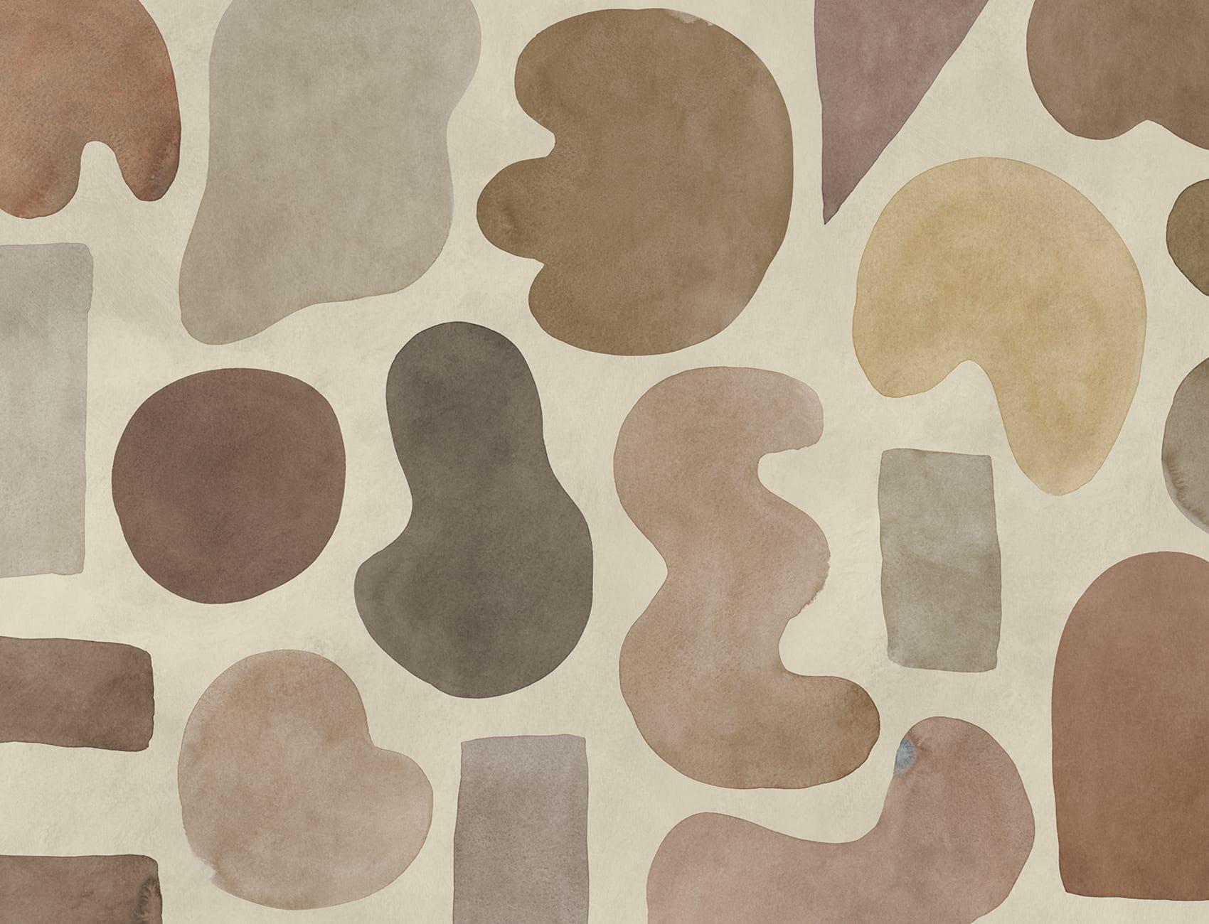 Erdiges Aquarell-Harmonie <br> <a href='https://example.com'>Rebel Walls</a>: Bekenne dich zu deinem Raum!